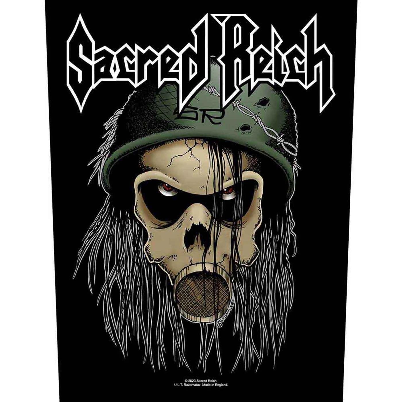 Sacred Reich Patches - Woven Sew On - OD