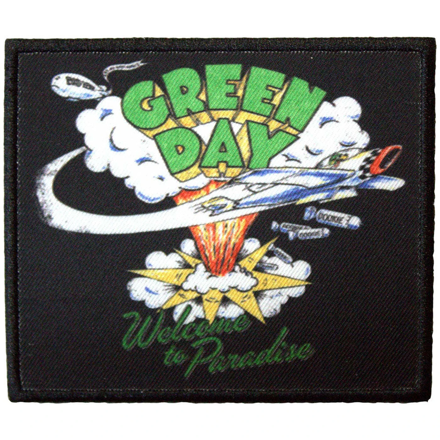 Green Day Patches - Iron On - Welcome To Paradise
