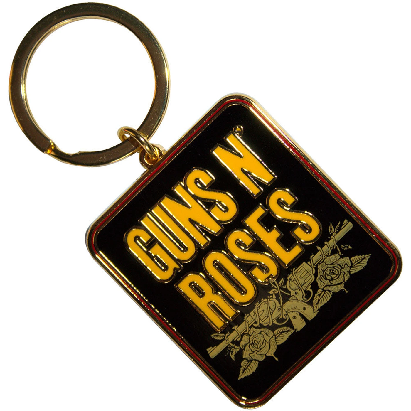 Guns N' Roses Standard Keychains - Stacked Black