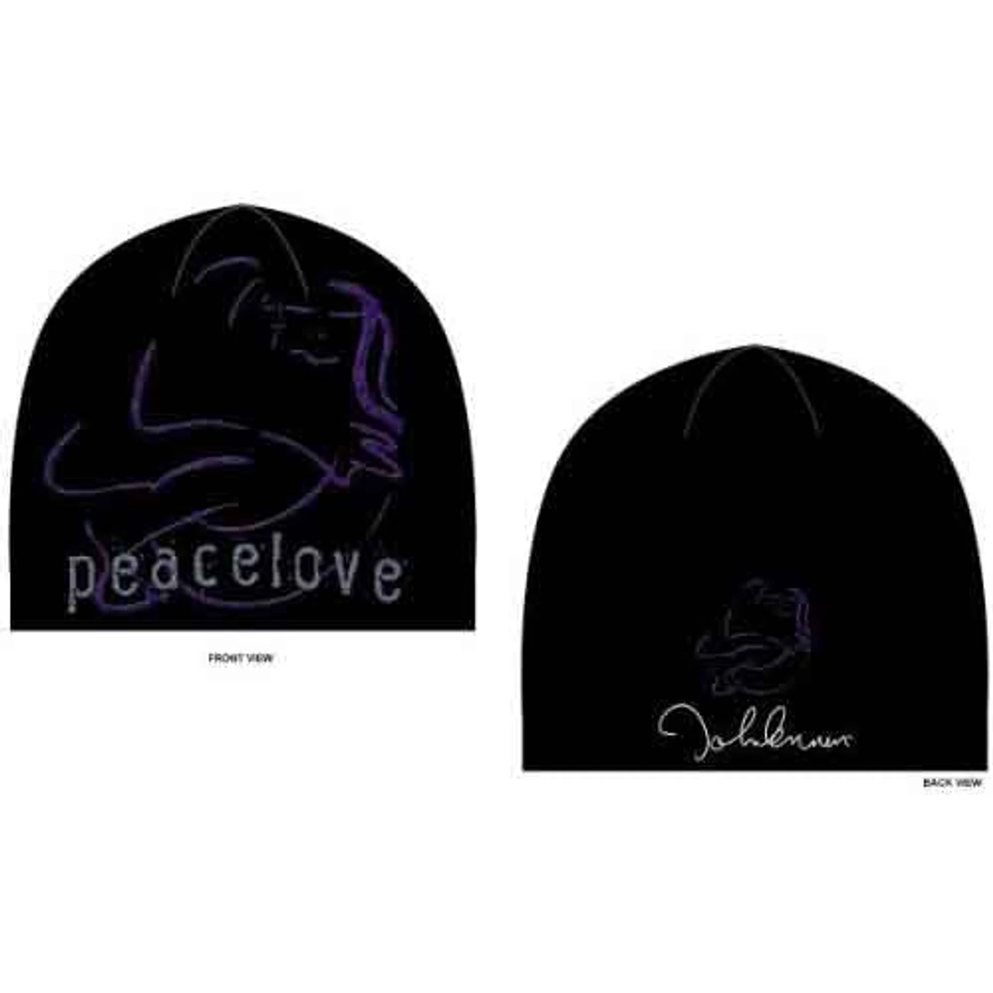 John Lennon Beanies - Peace & Love