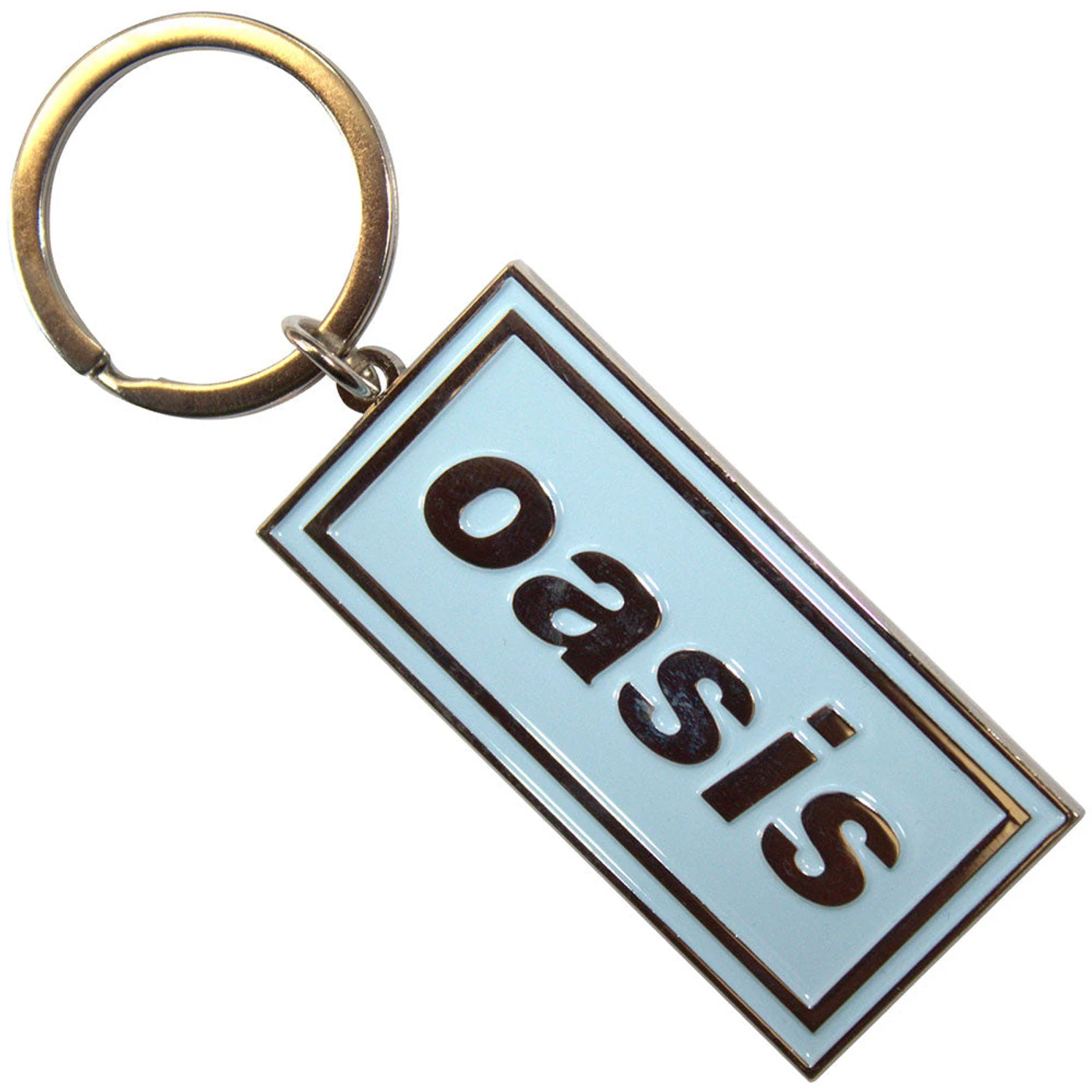 Oasis Standard Keychains - Logo Sky Blue