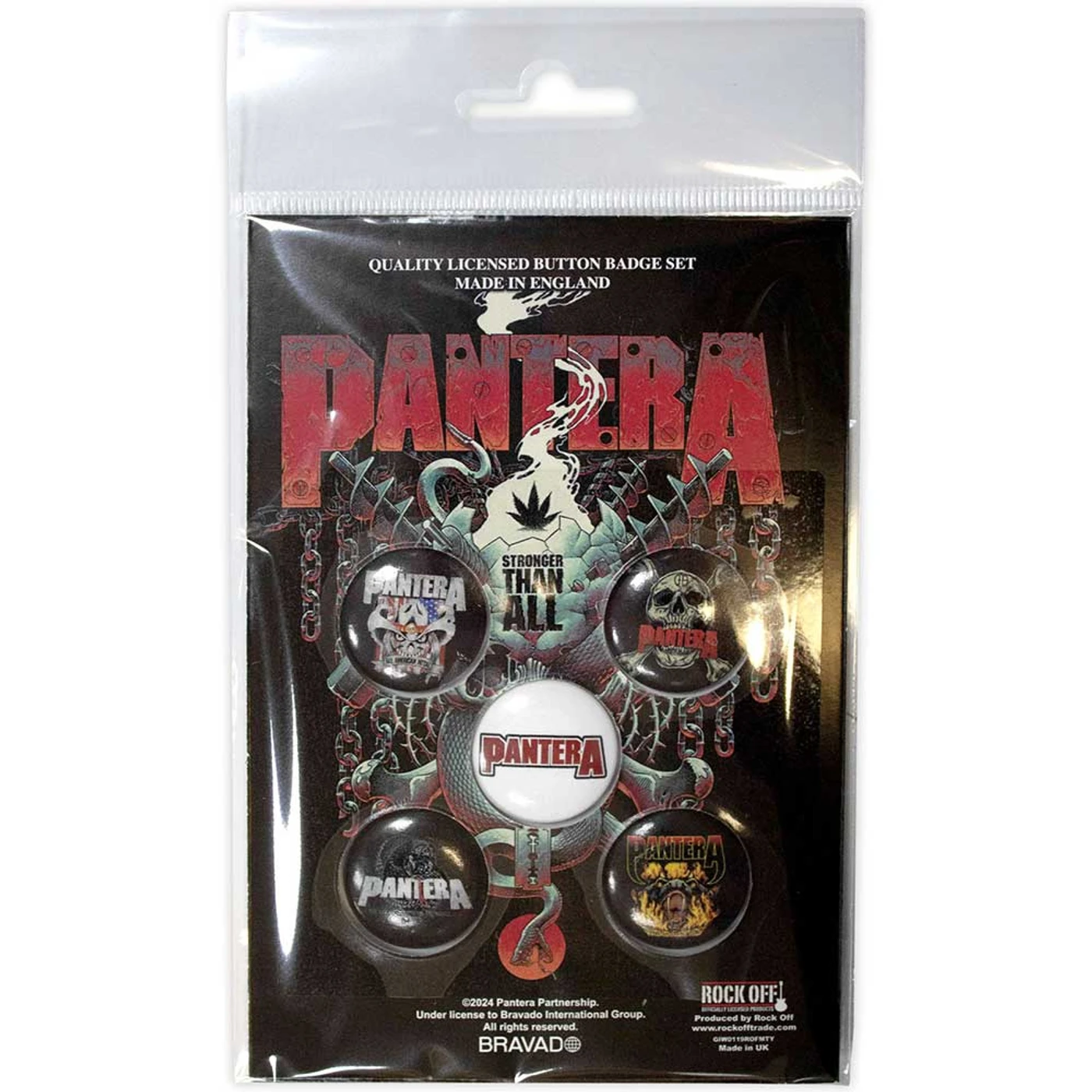 Pantera Plastic - Pin Badge - Snake