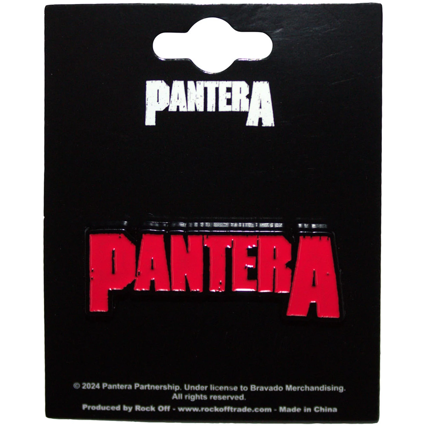 Pantera Pin - Badge - Red Logo