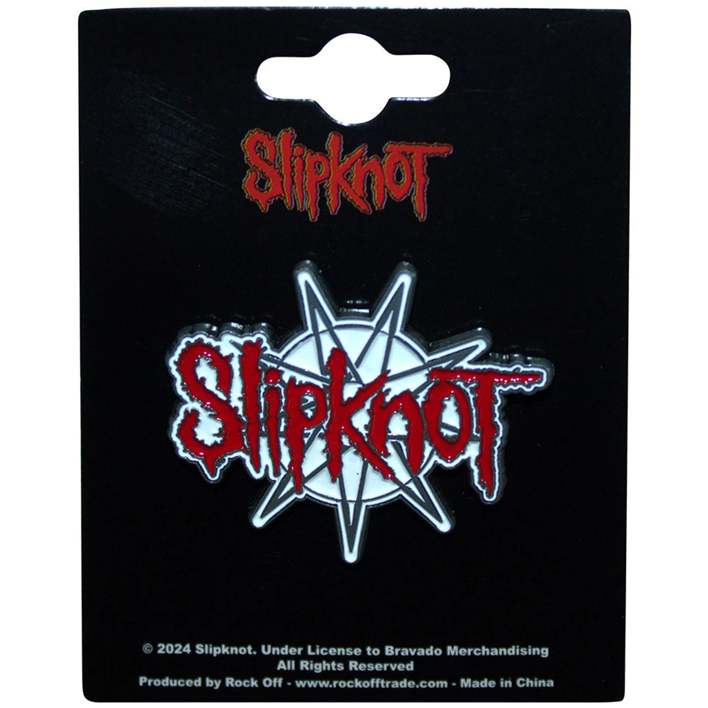 Slipknot Pin - Badge - 9-Point Star Logo