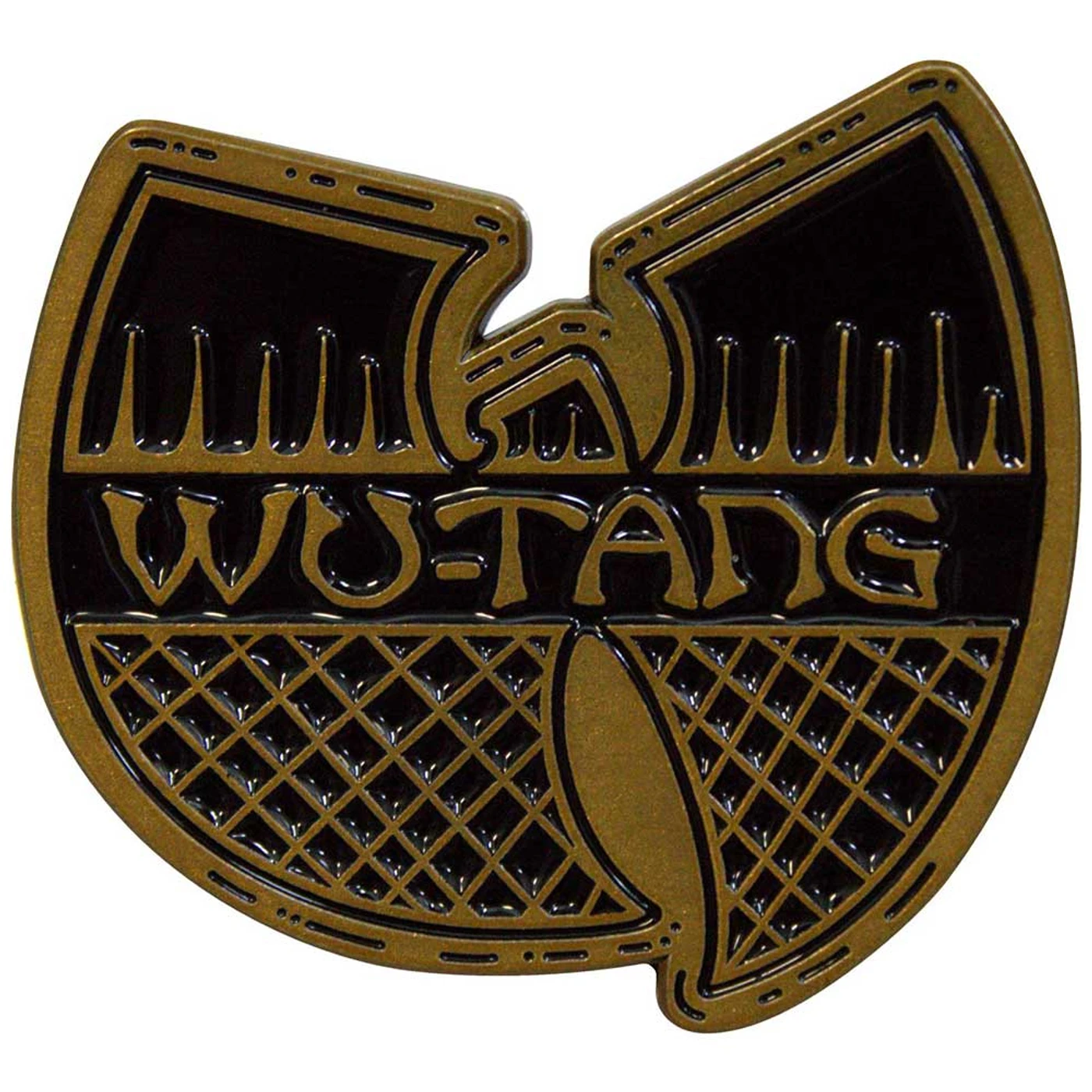 Wu-Tang Clan Pin - Badge - Black & Gold Logo
