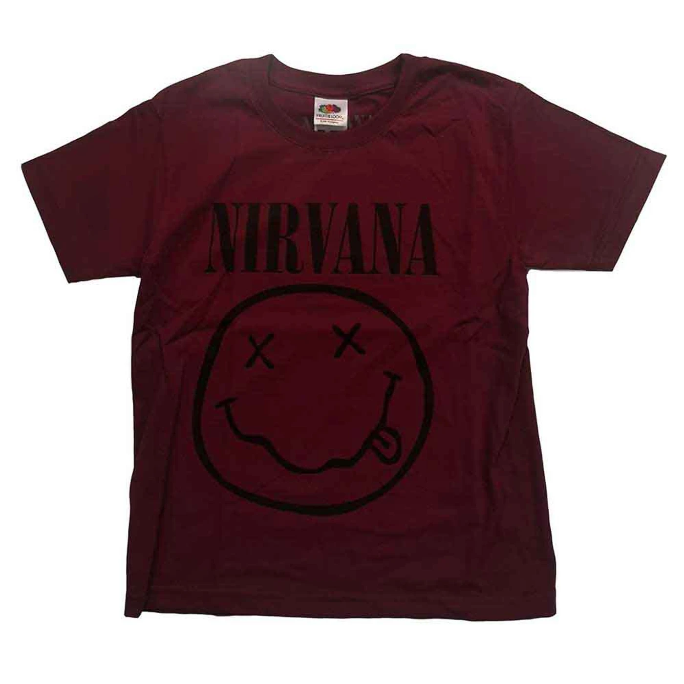 Nirvana Children's T Shirt - Grey Happy Face
