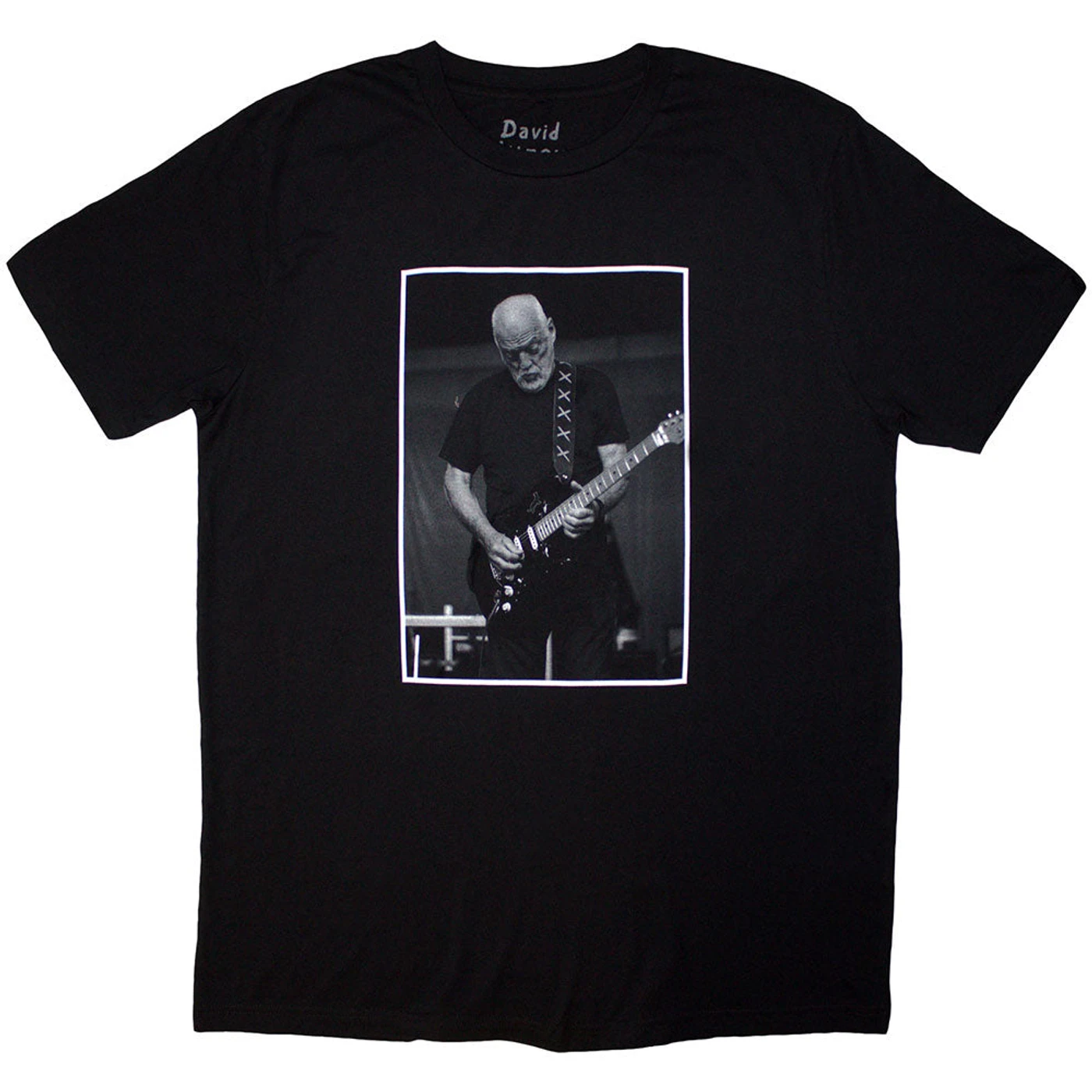 David Gilmour T Shirt - Luck & Strange Black Cat Strat