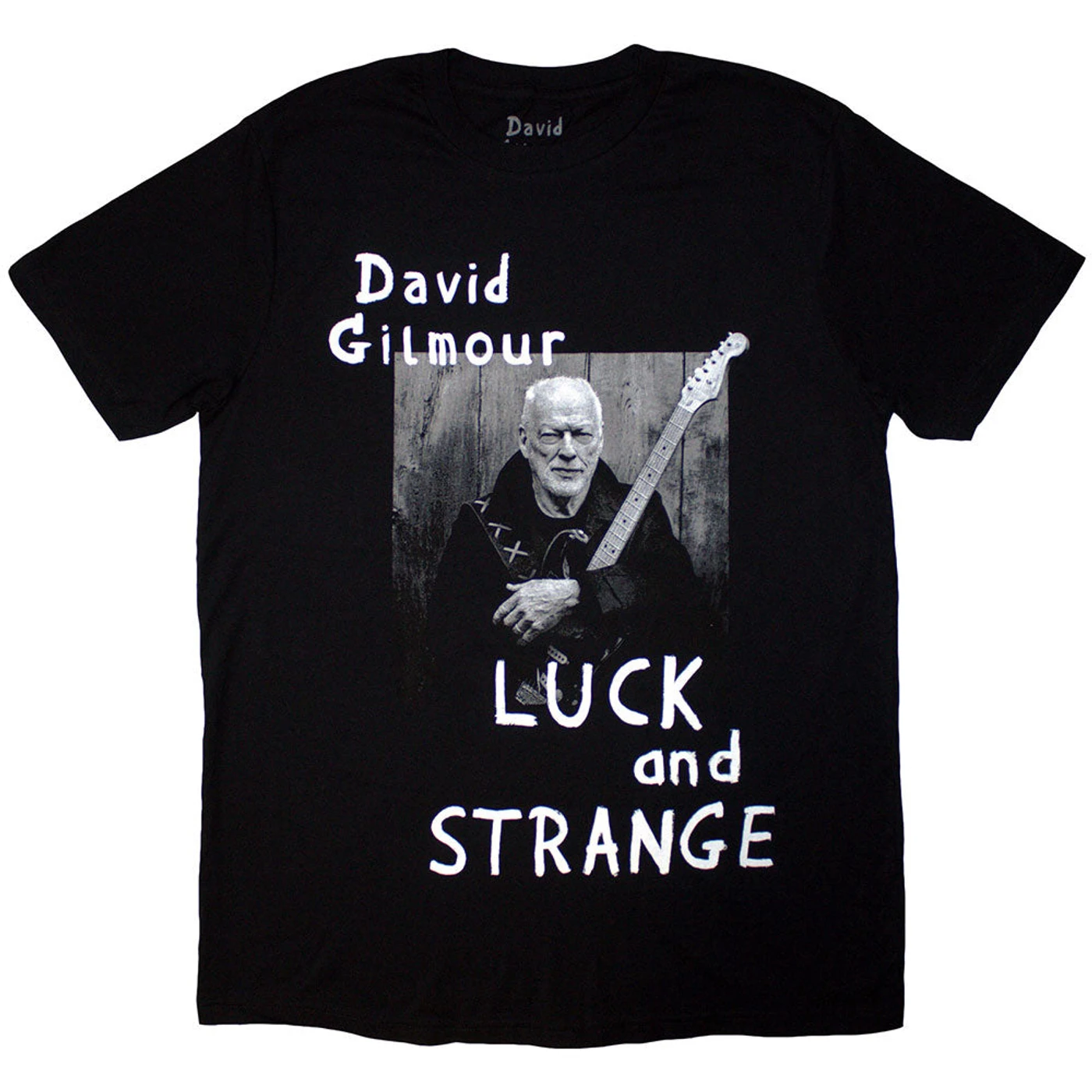 David Gilmour T Shirt - Luck & Strange Portrait