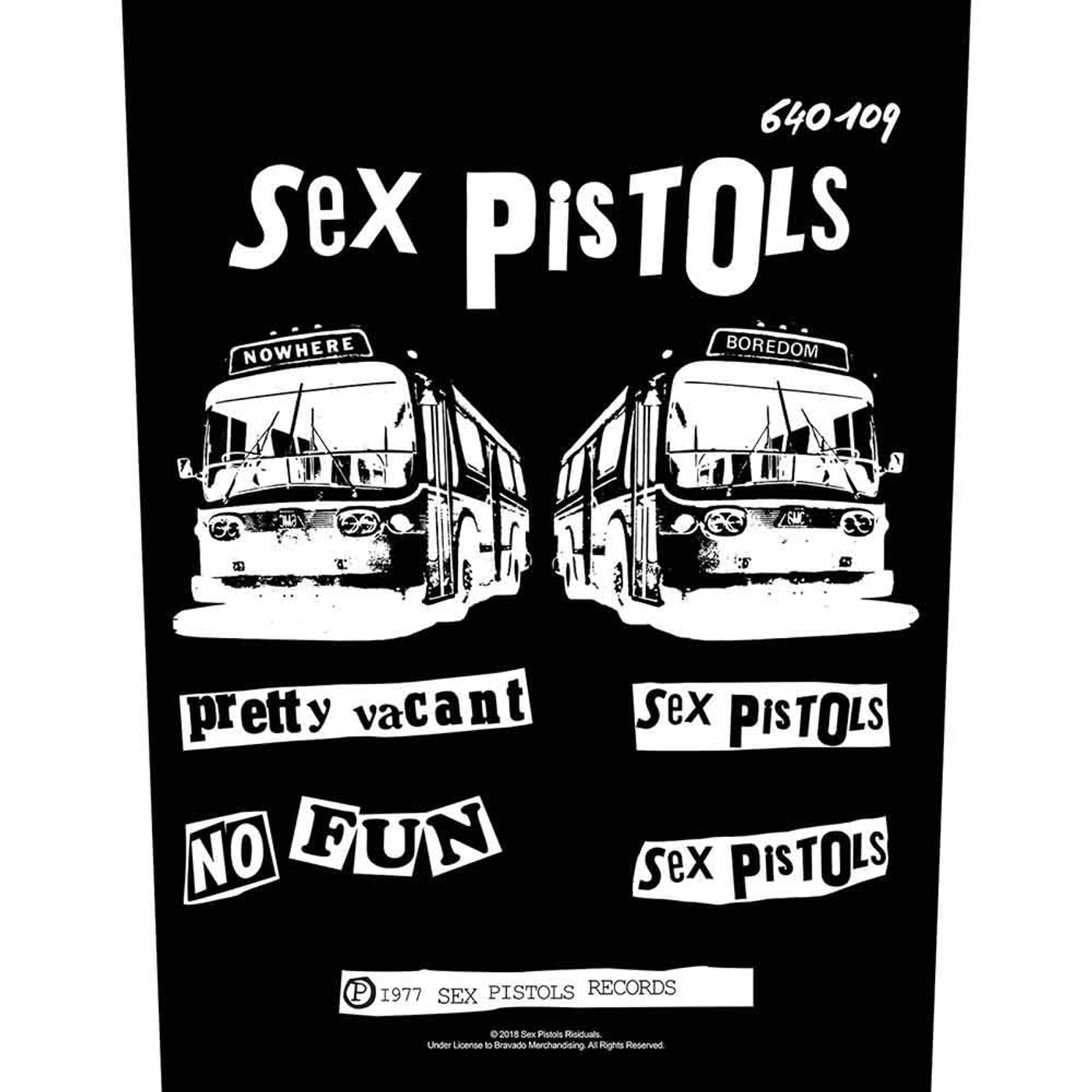 Sex Pistols Patches - Woven Sew On - Pretty Vacant