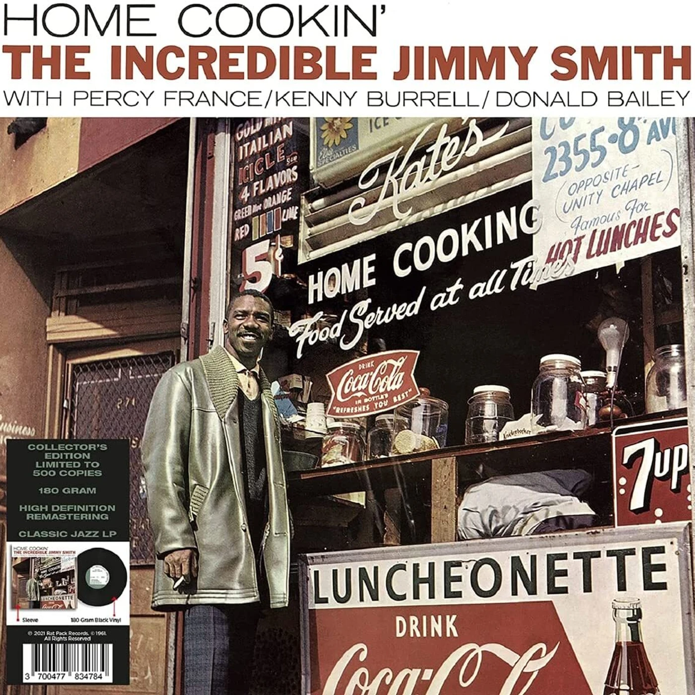 Incredible Jimmy Smith LP - Home Cookin' (Vinyl)
