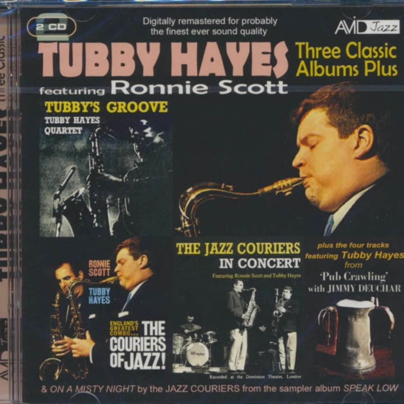 Tubby Hayes CD - Three Classic Albums Plus (The Jazz Couriers - In Concert / The Couriers Of Jazz / Tubby's Groove)