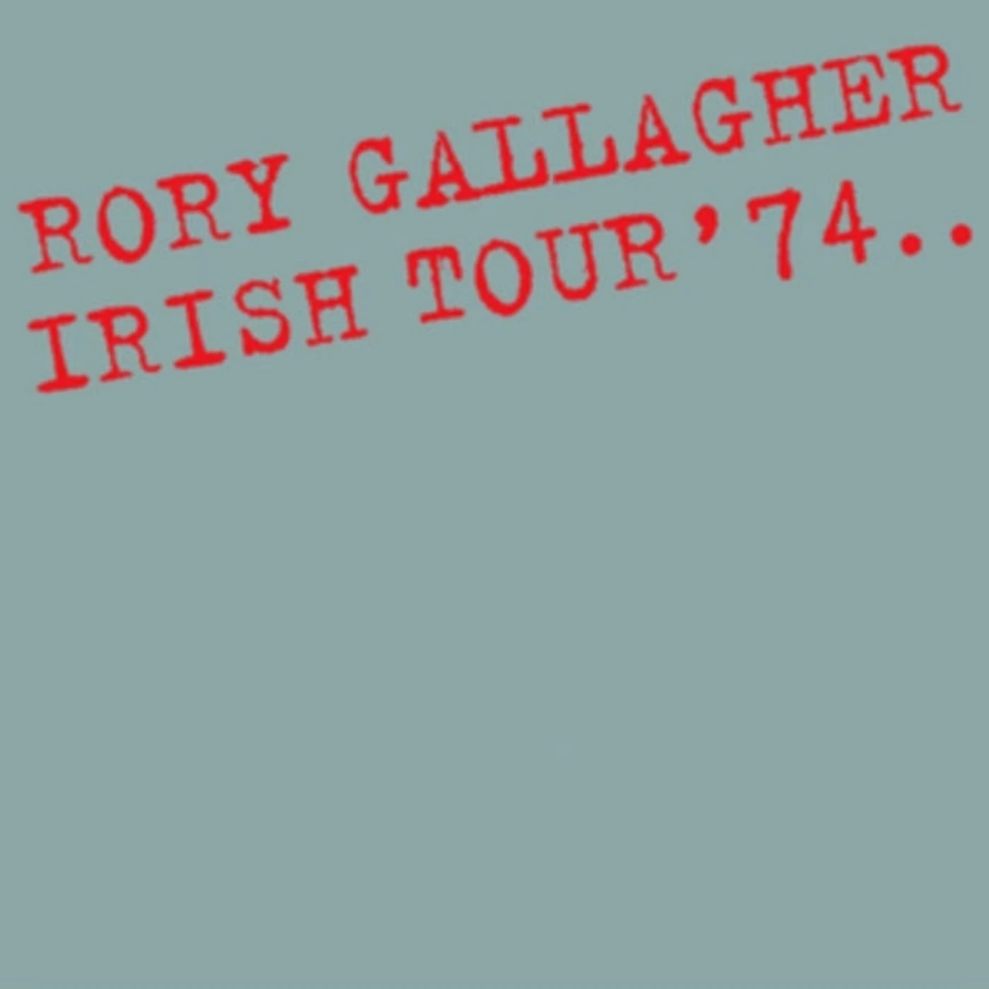 Rory Gallagher CD - Irish Tour '74