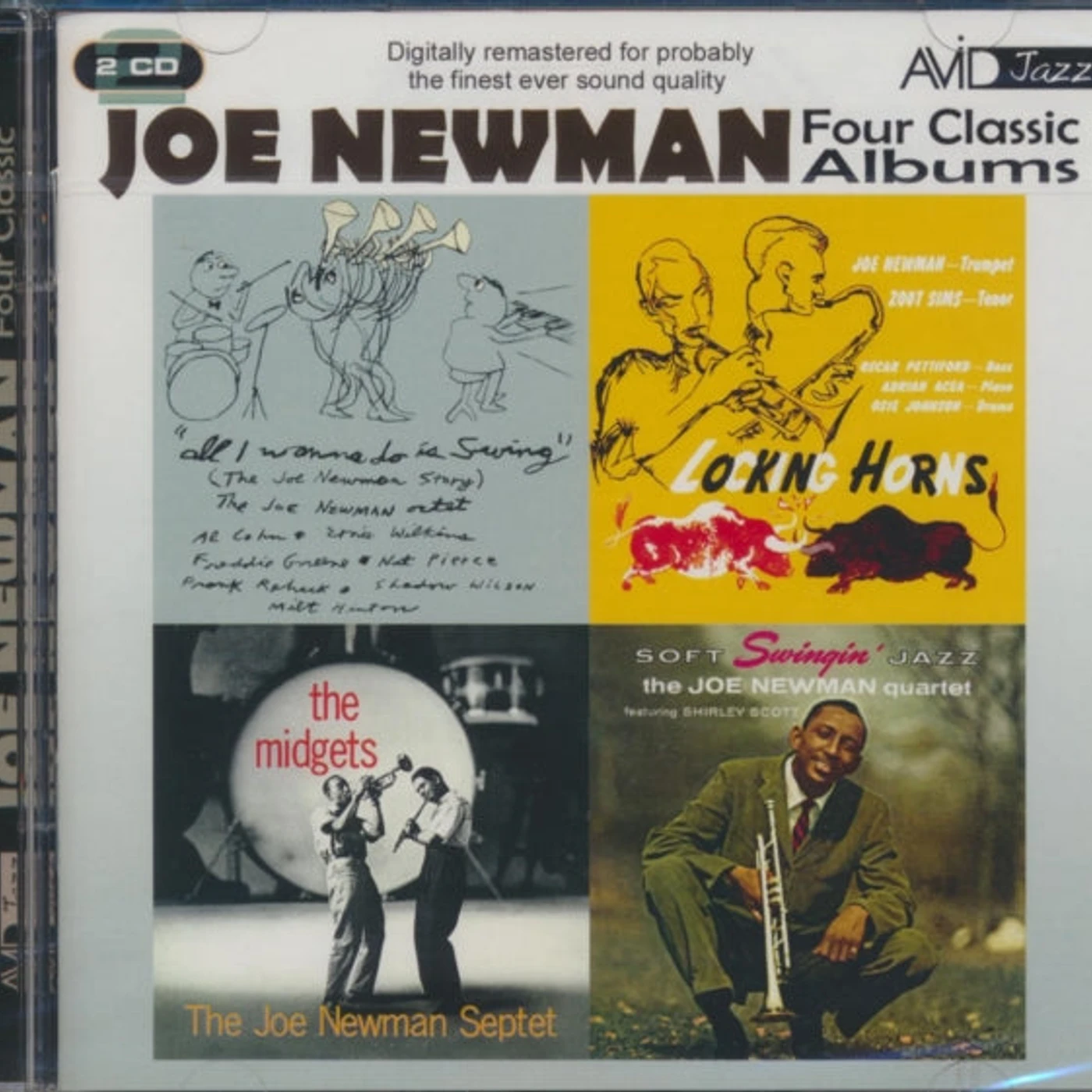 Joe Newman CD - Four Classic Albums (Locking Horns / All I Wanna Do Is Swing / The Midgets / Soft Swingin Jazz)