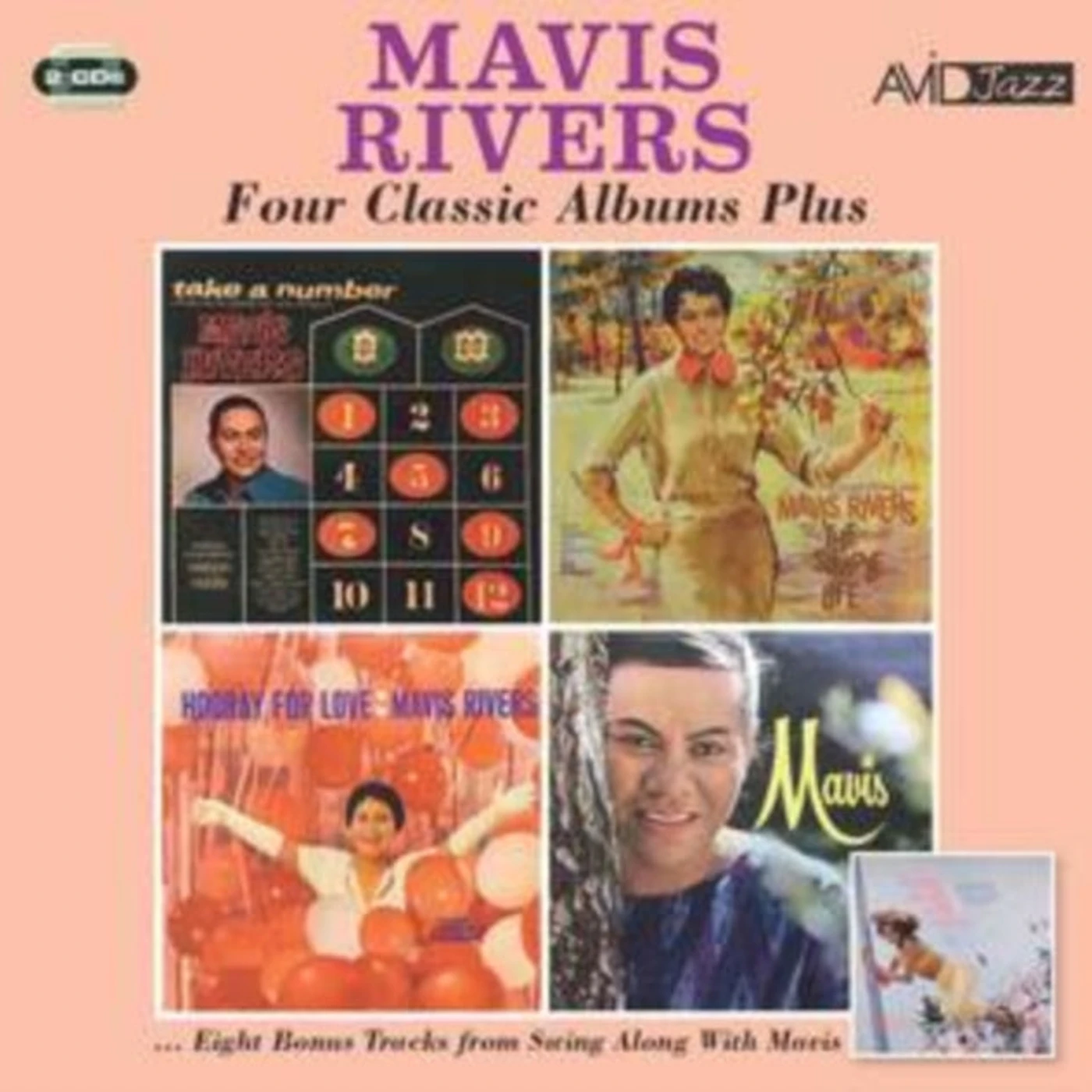 Mavis Rivers CD - Four Classic Albums Plus (Take A Number / The Simple Life / Hooray For Love / Mavis)
