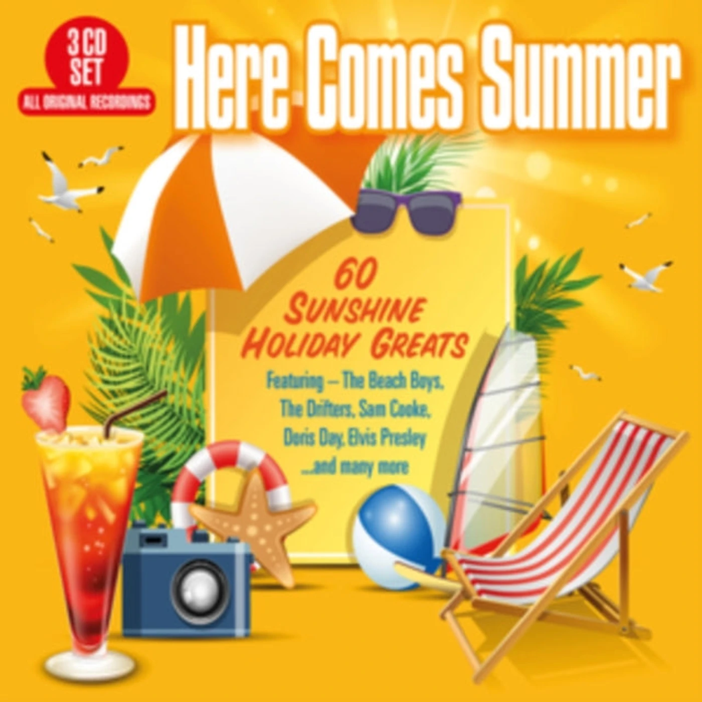 Various Artists CD - Here Comes Summer - 60 Sunshine Holiday Greats