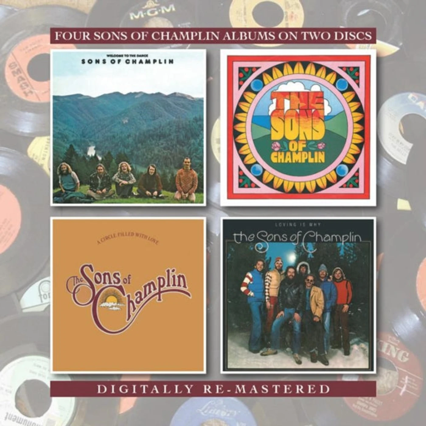 Sons Of Champlin CD - Welcome To The Dance / The Sons Of Champlin / A Circle Filled Wi