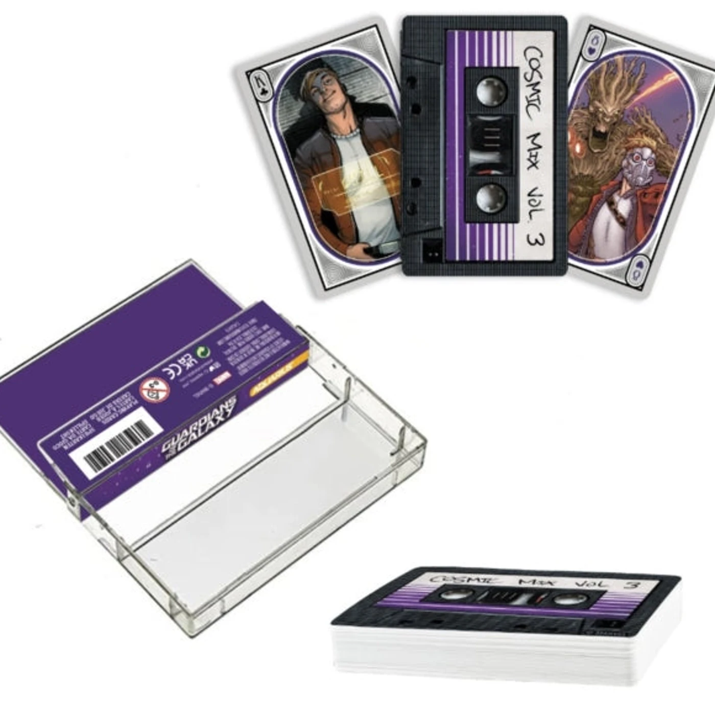 Guardians Of The Galaxy Playing Cards - Marvel Guardians Of The Galaxy Cassette Playing Cards