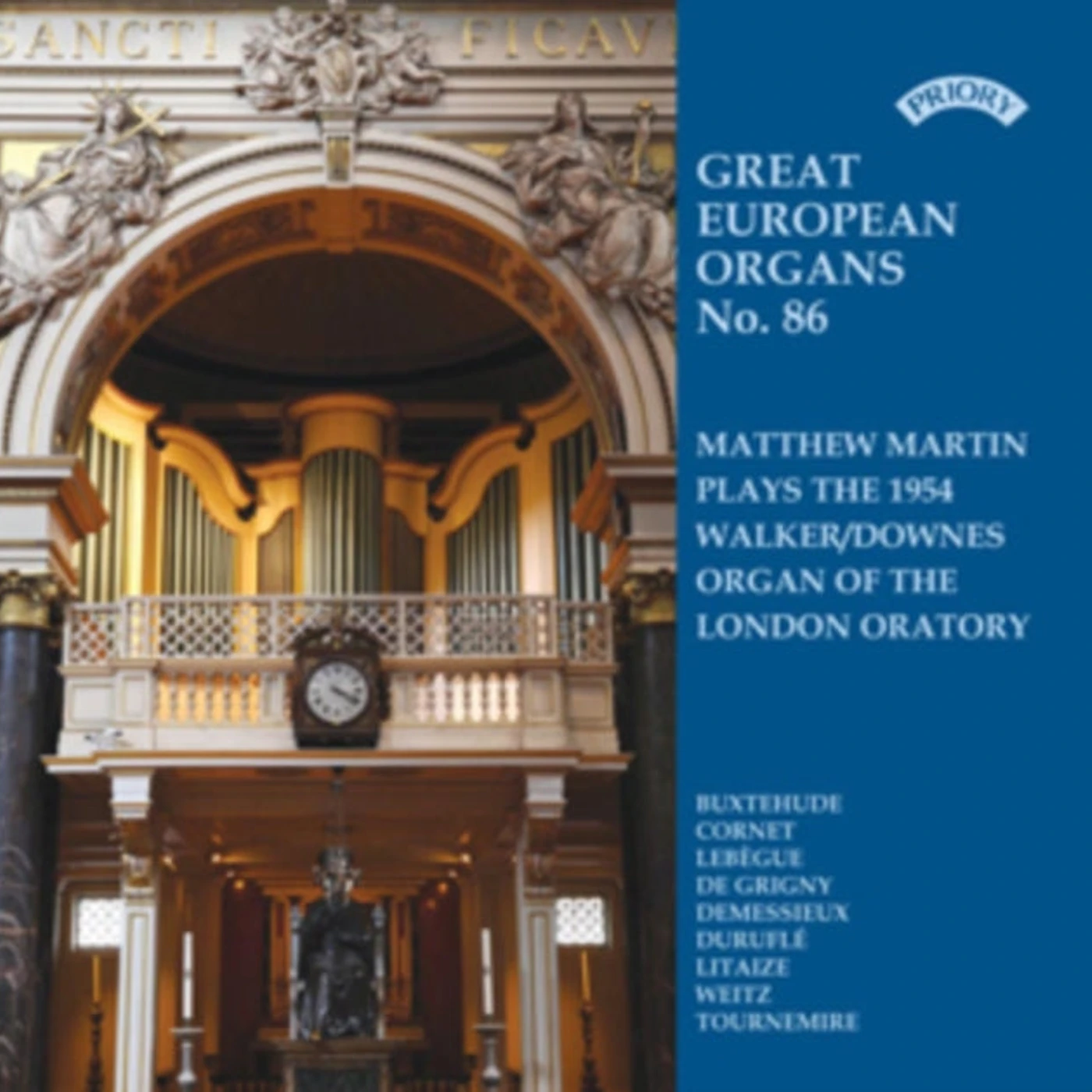 Matthew Martin CD - Great European Organs No. 86: Brompton Oratory. London