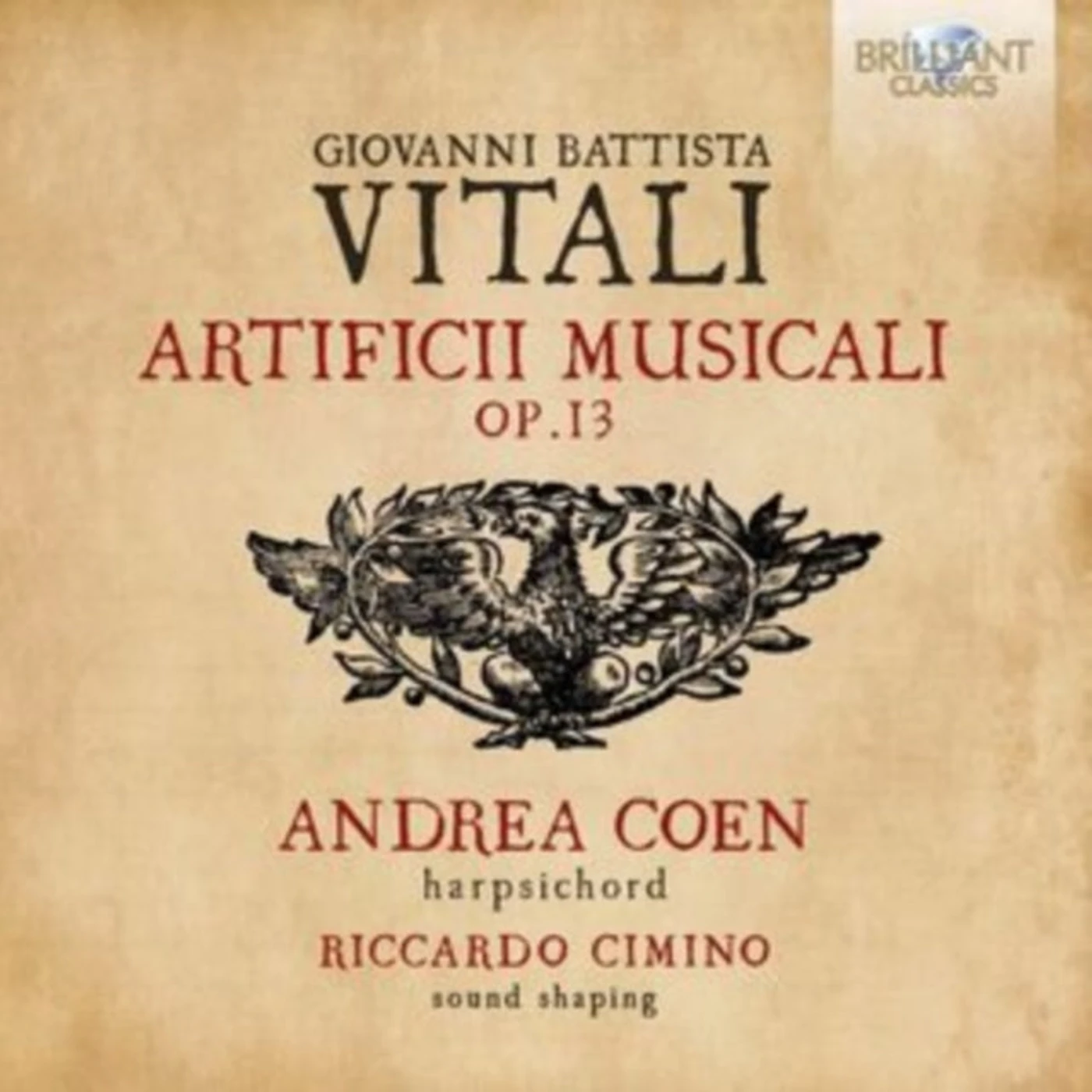 Andrea Coen CD - Vitali: Artificii Musicali Op.13