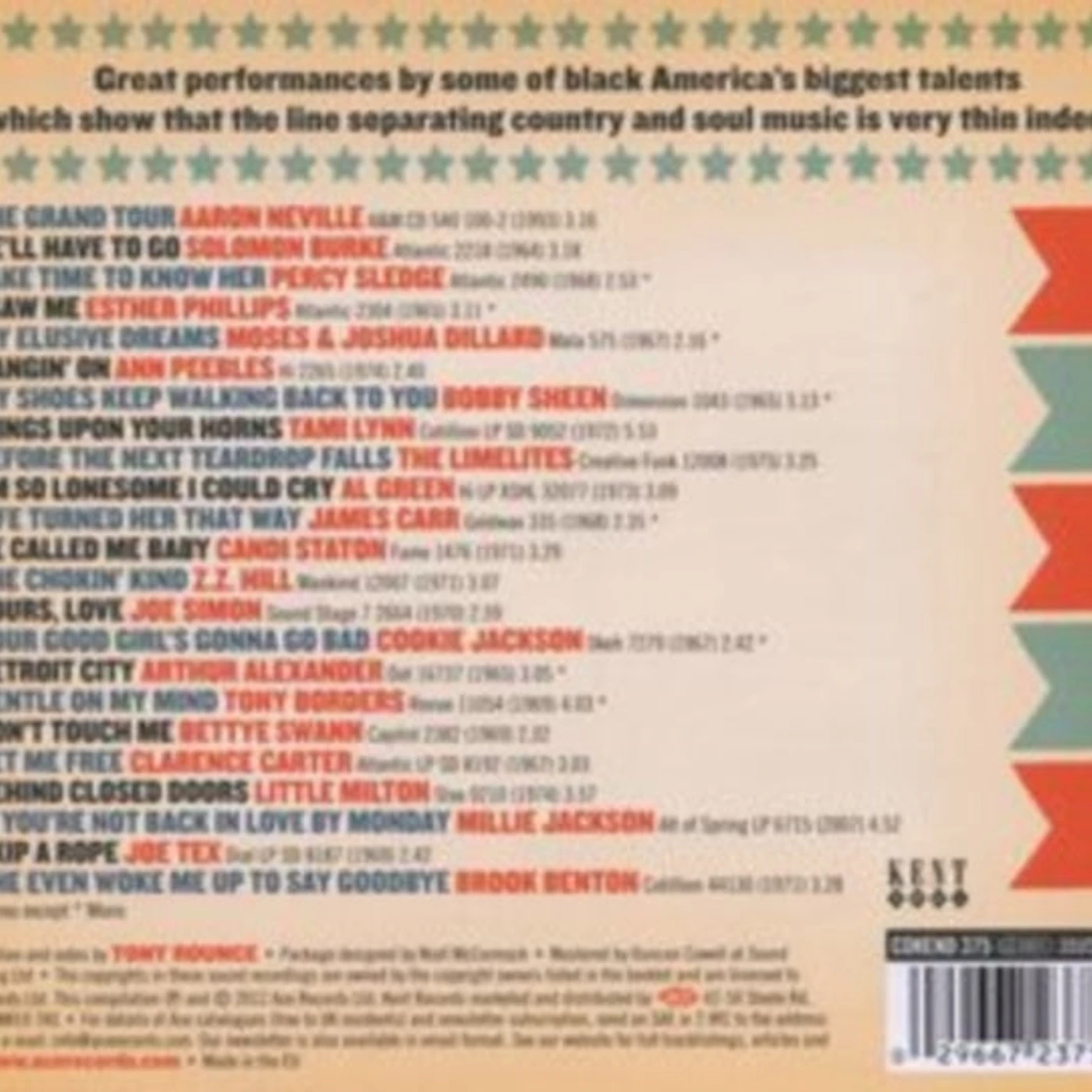 Various Artists CD - Behind Closed Doors - Where Country Meet Soul