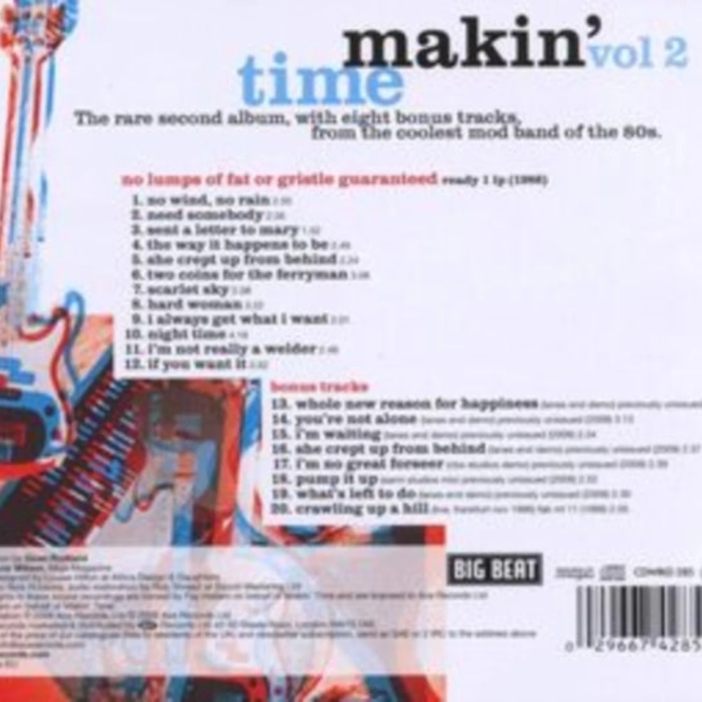 Makin' Time CD - No Lumps Of Fat Or Gristle