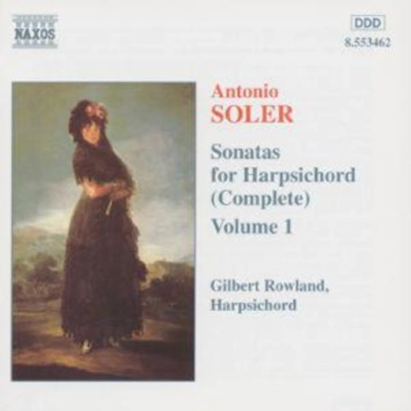 Gilbert Rowland CD - Solersonatas For Harpsichord Vol 1