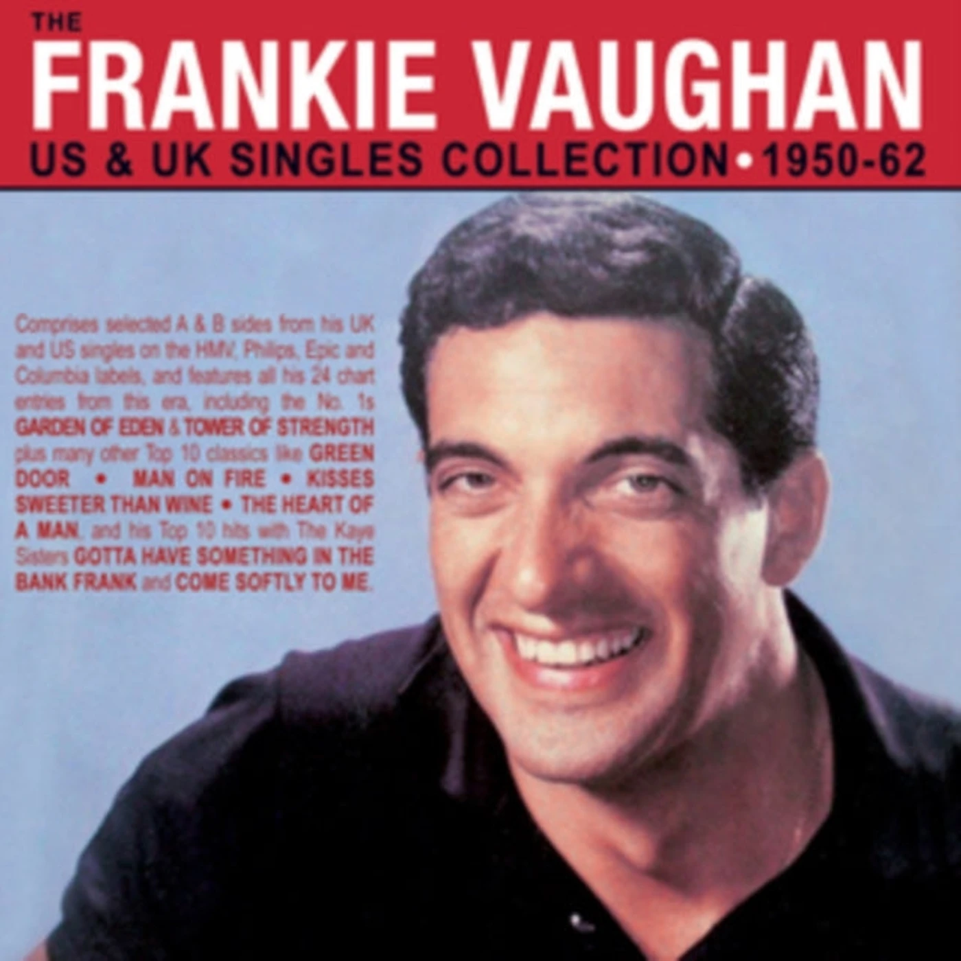 Frankie Vaughan CD - The Frankie Vaughan Us & Uk Singles Collection 1950-62