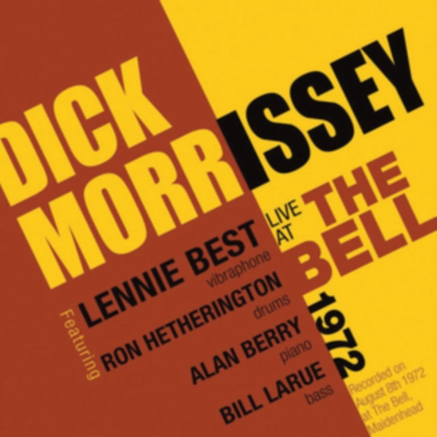 Dick Morrissey CD - Live At The Bell 1972