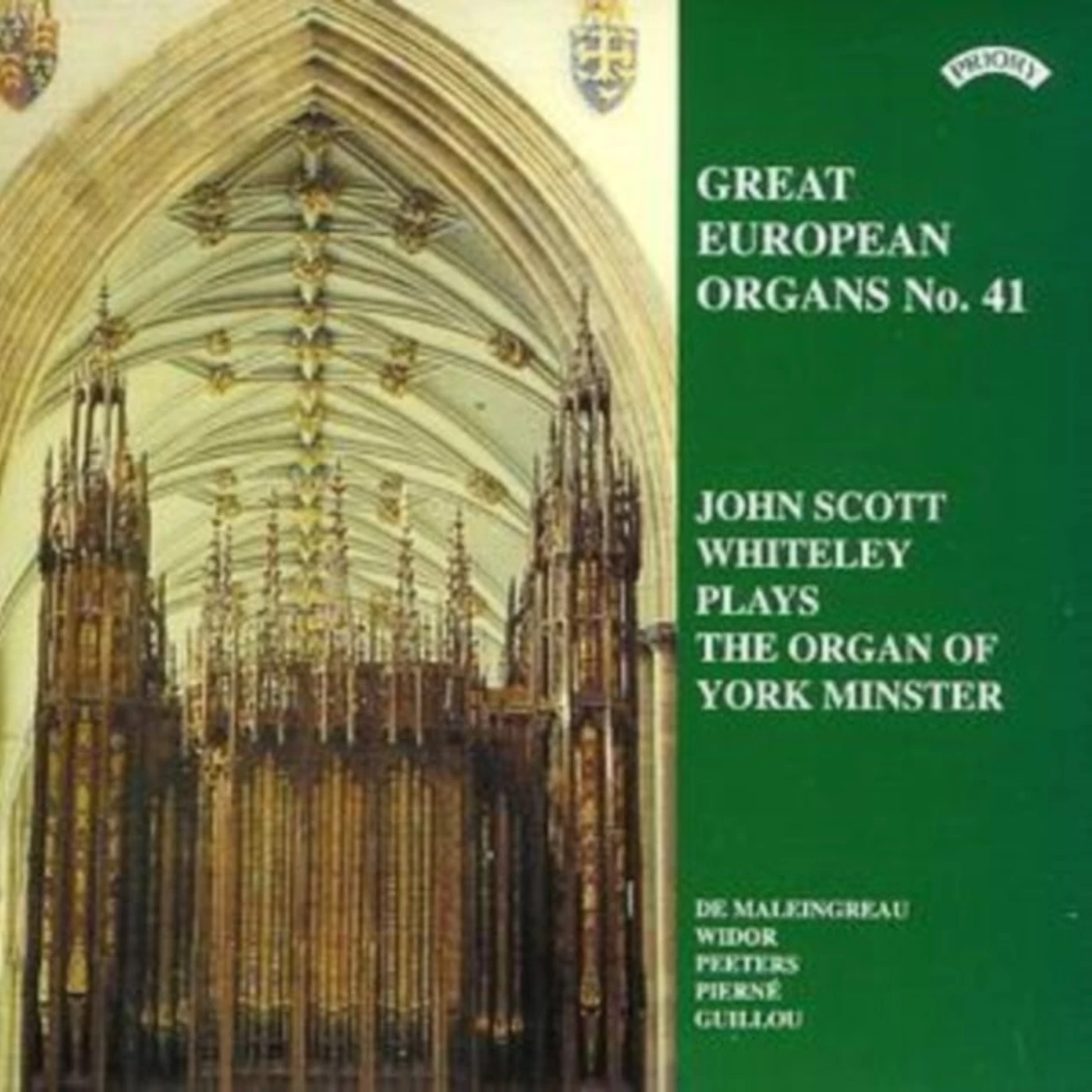 John Scott Whiteley CD - Great European Organs No. 41: York Minster