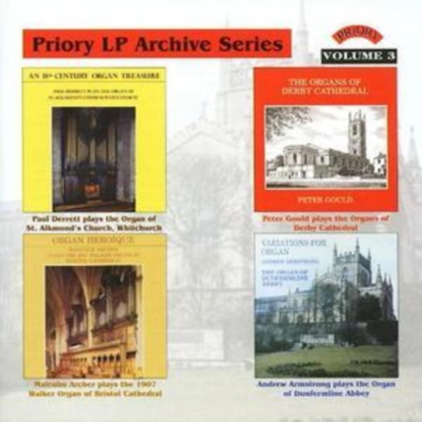 Malcolm Archer CD - Lp Archive Series - 3 Organ Music From Bristol Cathedral