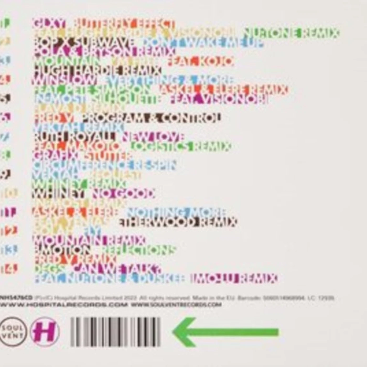 Various Artists CD - Soulvent Meets Hospital