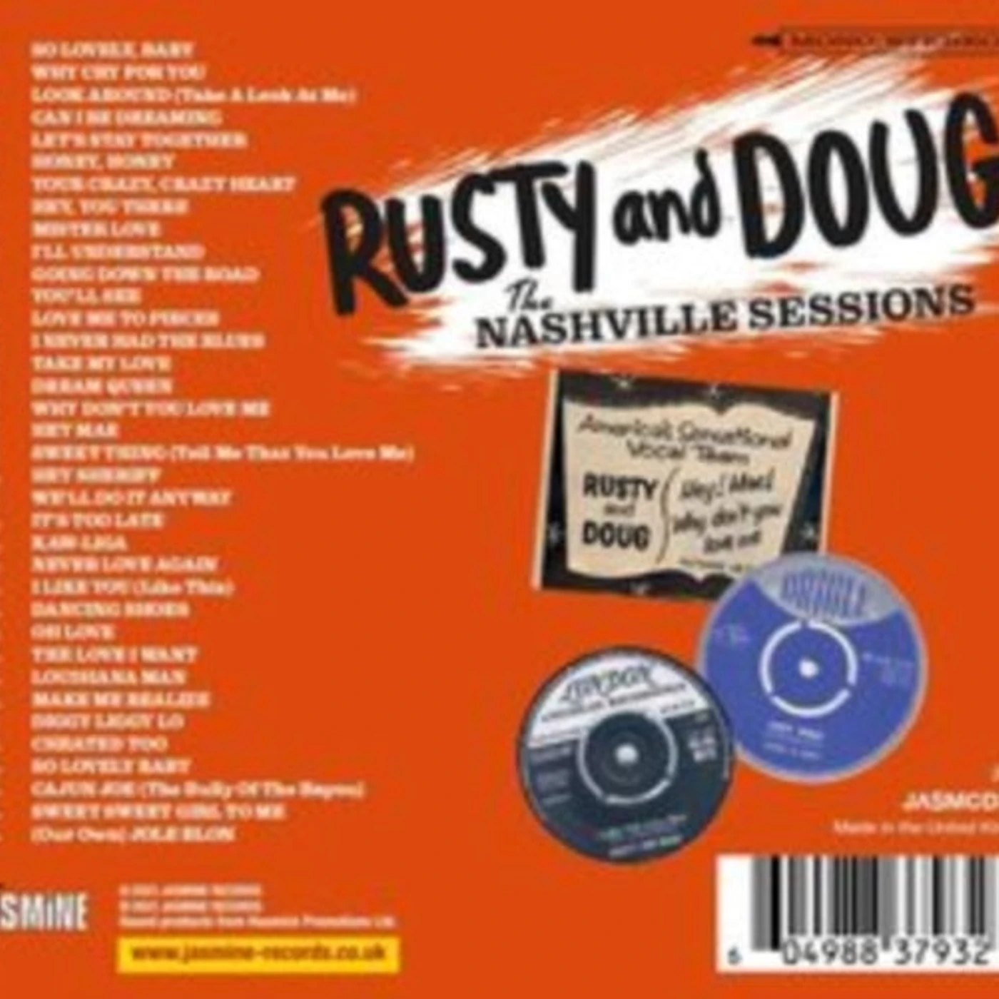 Rusty & Doug Kershaw CD - The Nashville Sessions 1955-62