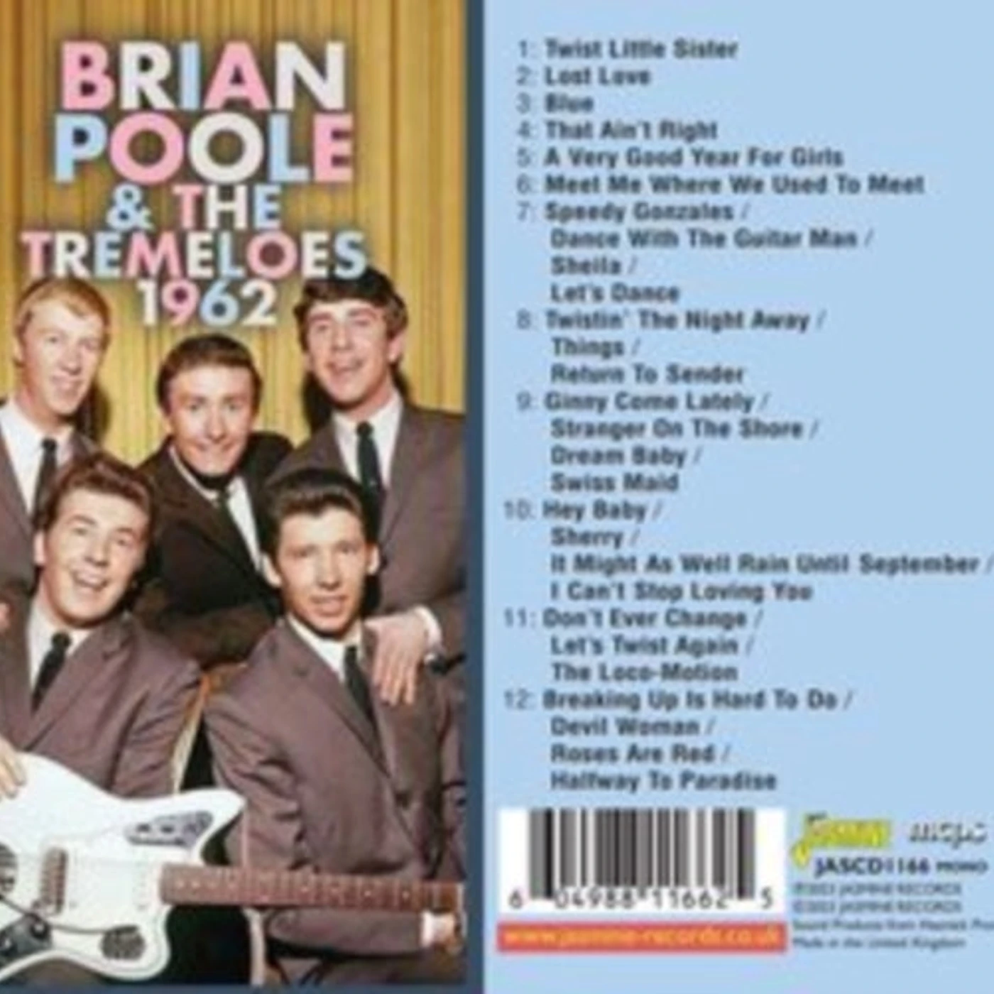 Brian Poole & The Tremeloes CD - 1962