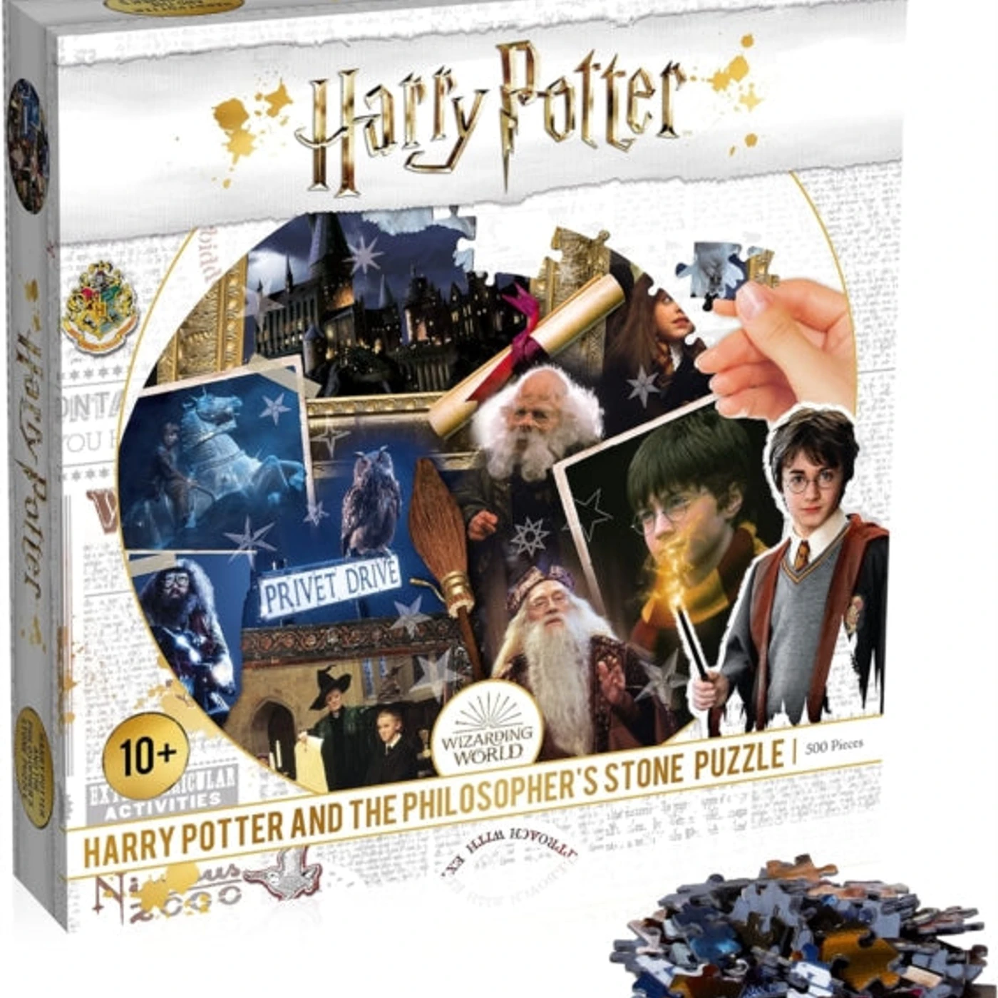 Harry Potter Jigsaw Puzzle - Harry Potter Kids Round 500Pce (Philosophers Stone) Jigsaw Puzzle