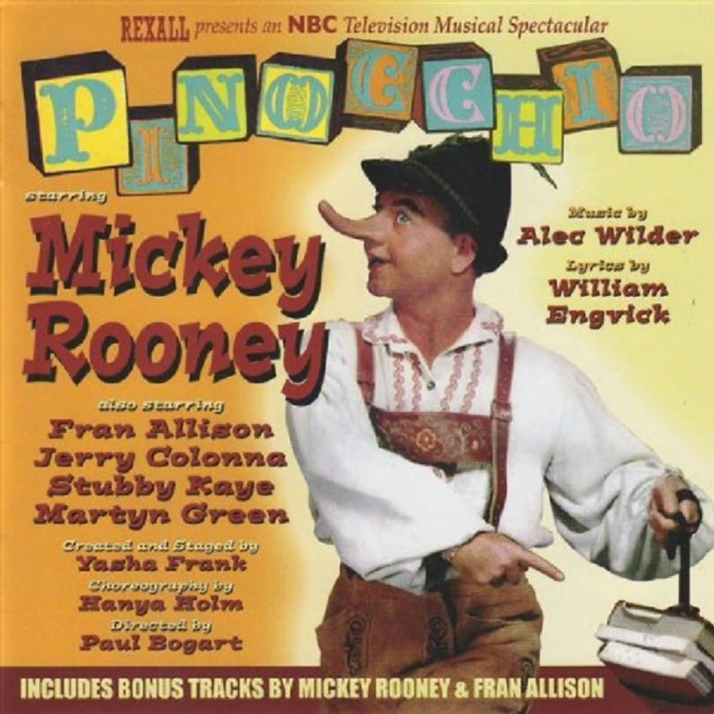 Original Cast Recording CD - Pinocchio