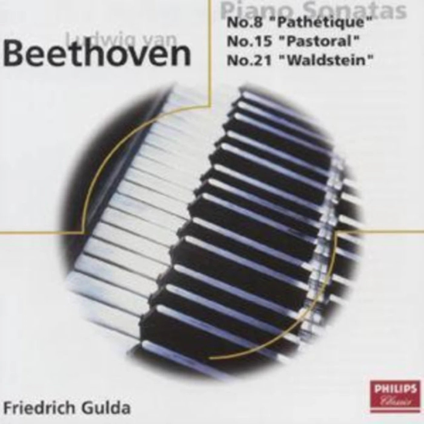 Ludwig van Beethoven CD - Beethoven: Piano Sonatas Nos 8. 15 & 21