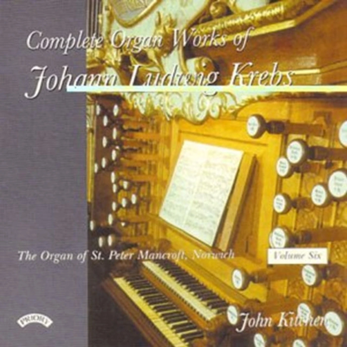 John Kitchen CD - Complete Organ Works Of Johann Krebs Vol