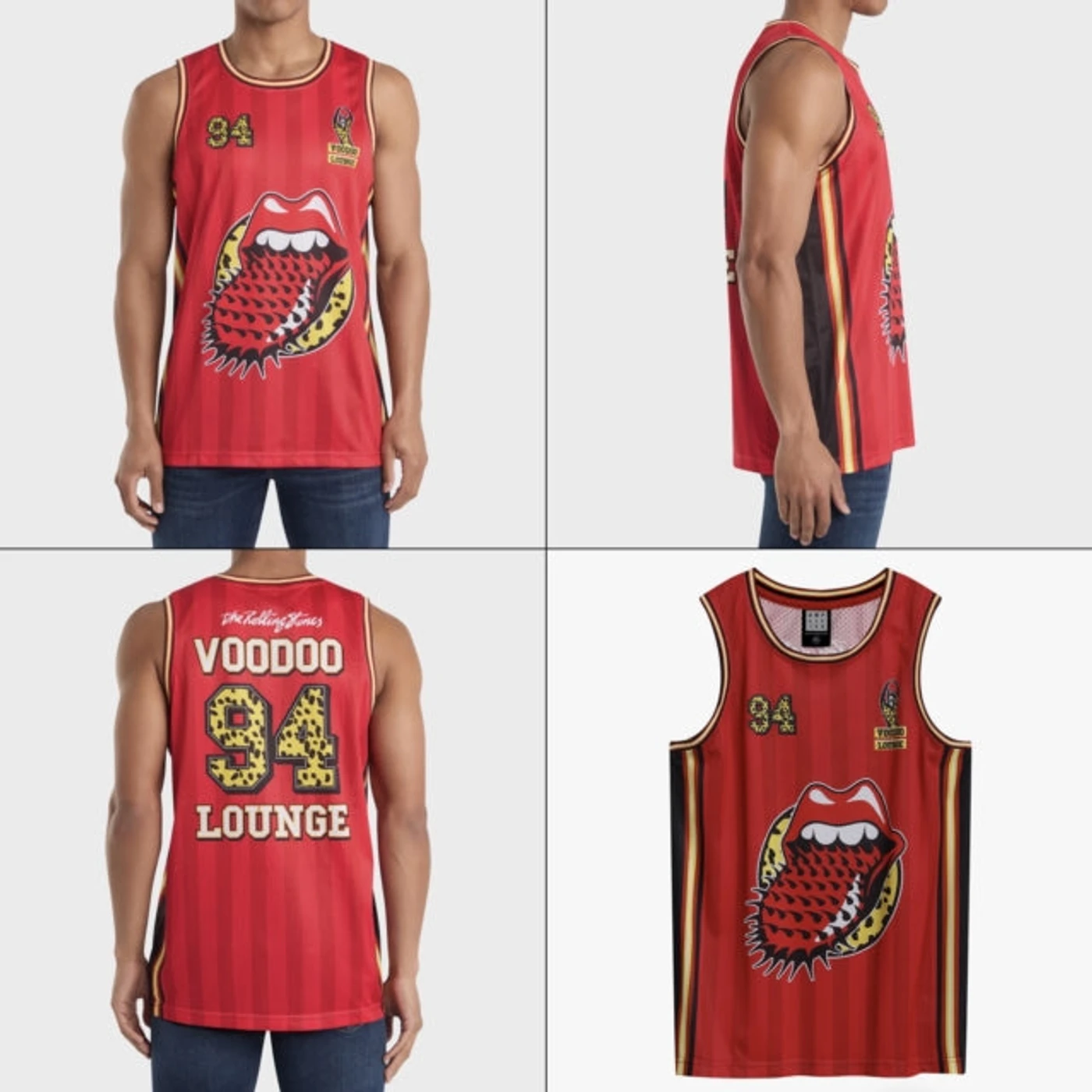 The Rolling StonesAmplified Basketball Jersey - Voodoo Lounge