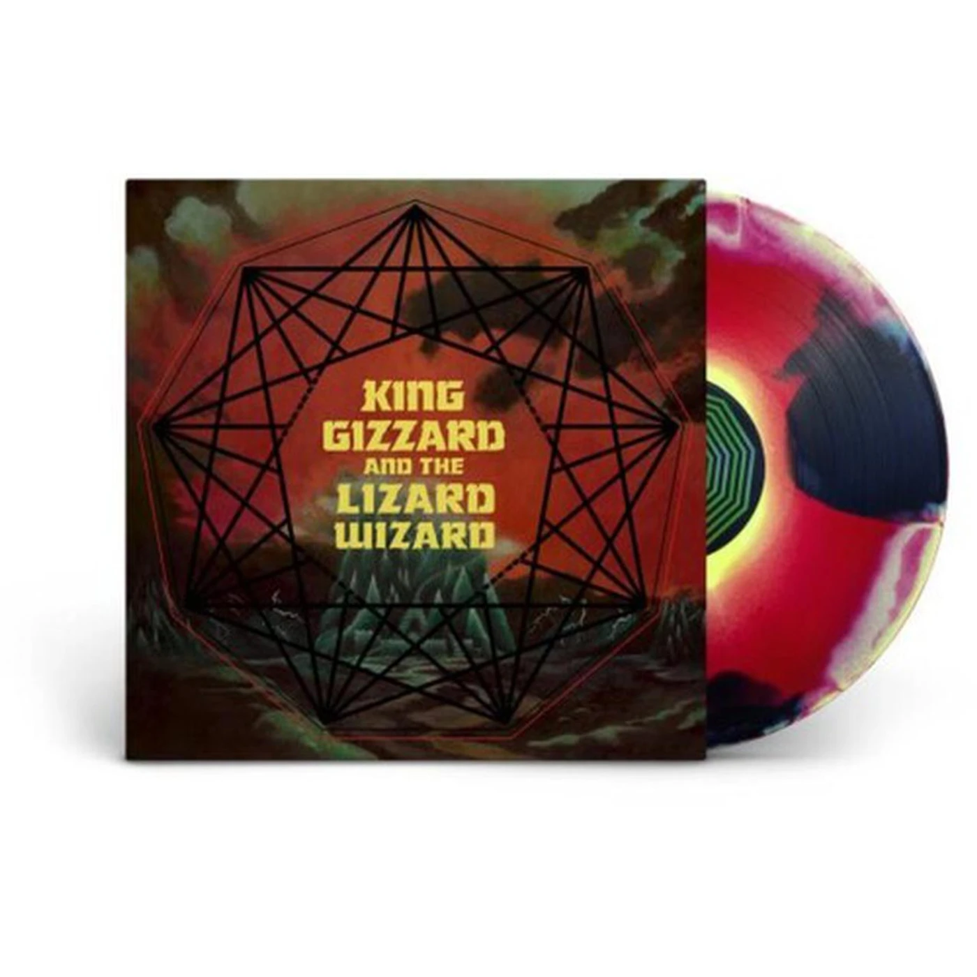 King Gizzard & The Lizard Wizard LP Vinyl - Nonagon Infinity (Blk) (Colv) (Ogv) (Red) (Ylw)