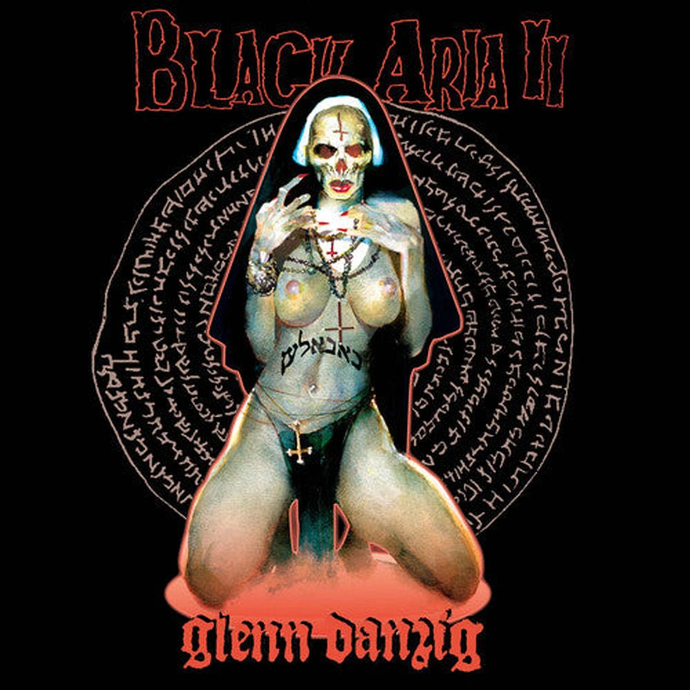 Glenn Danzig LP Vinyl - Black Aria 2 - Black/Orange (Blk) (Colv) (Org)