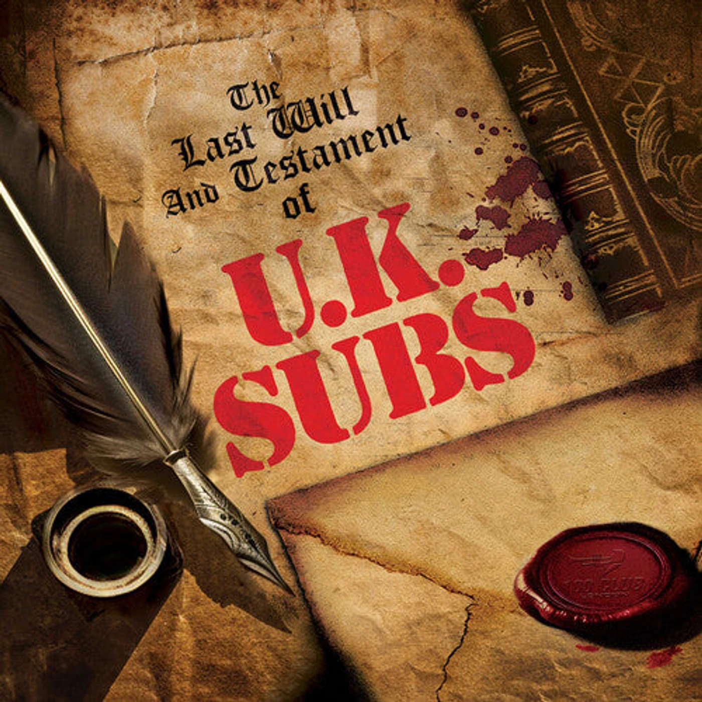 U.K. Subs LP Vinyl - Last Will & Testament Of Uk Subs (Colv) (Gol)