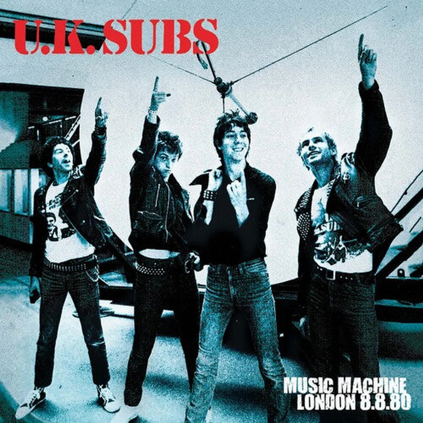 U.K. Subs LP Vinyl - Music Machine London 8/8/80 - Blue (Blue) (Colv)