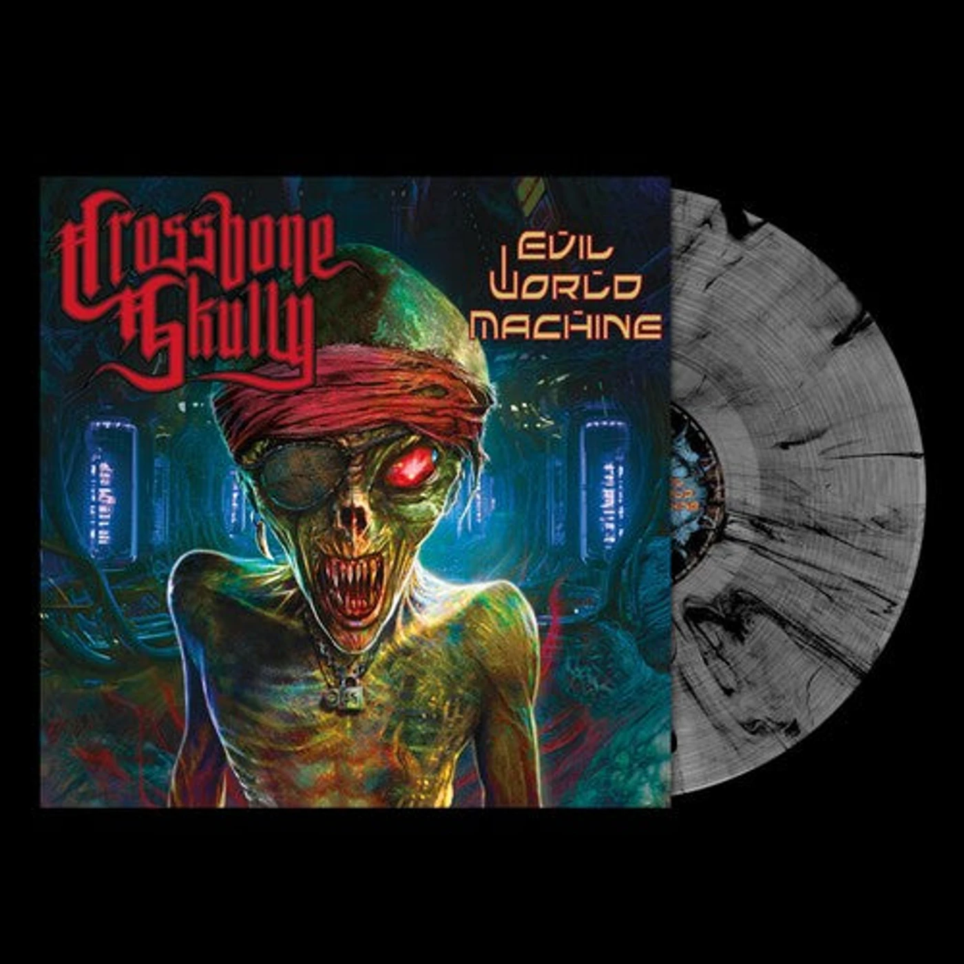 Crossbone Skully LP Vinyl - Evil World Machine (Colv) (Ofgv)
