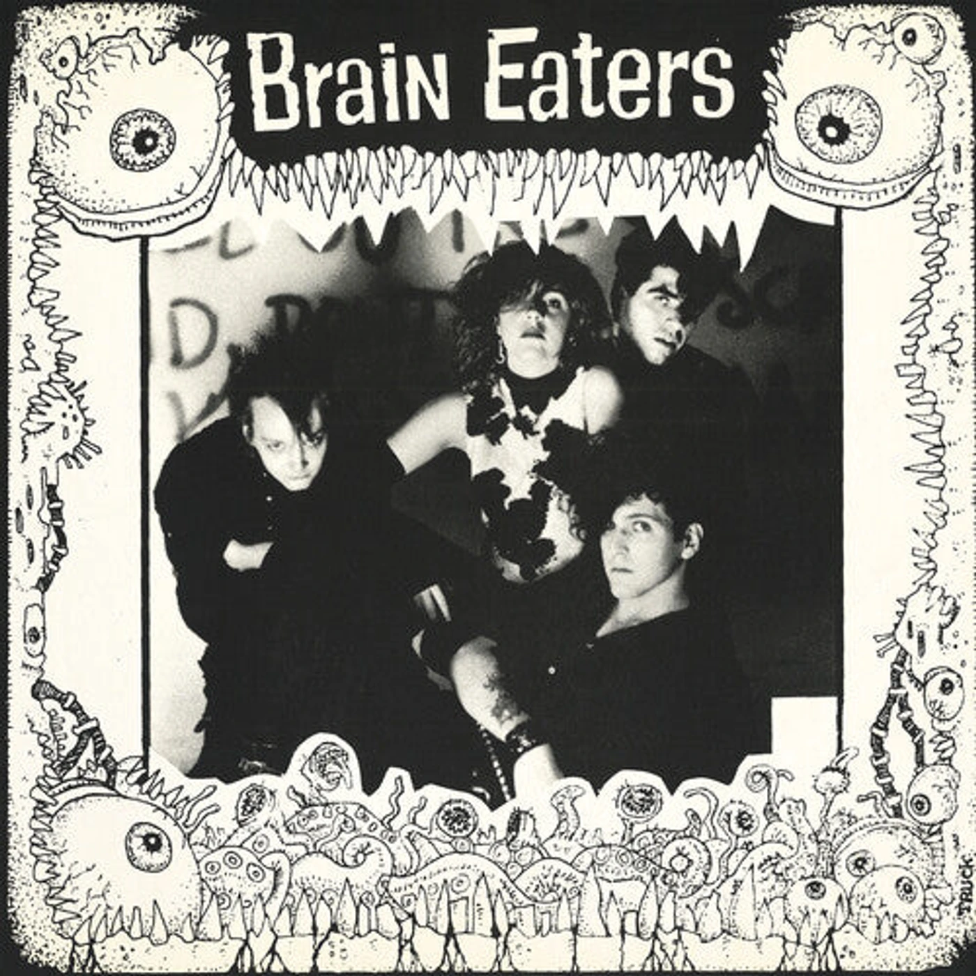 Brain Eaters LP Vinyl - Brian Eaters - Green & Black Splatter (Blk) (Colv)