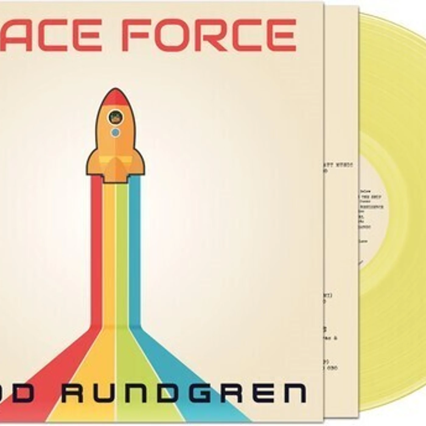 Todd Rundgren LP Vinyl - Space Force - Yellow (Colv) (Ylw)
