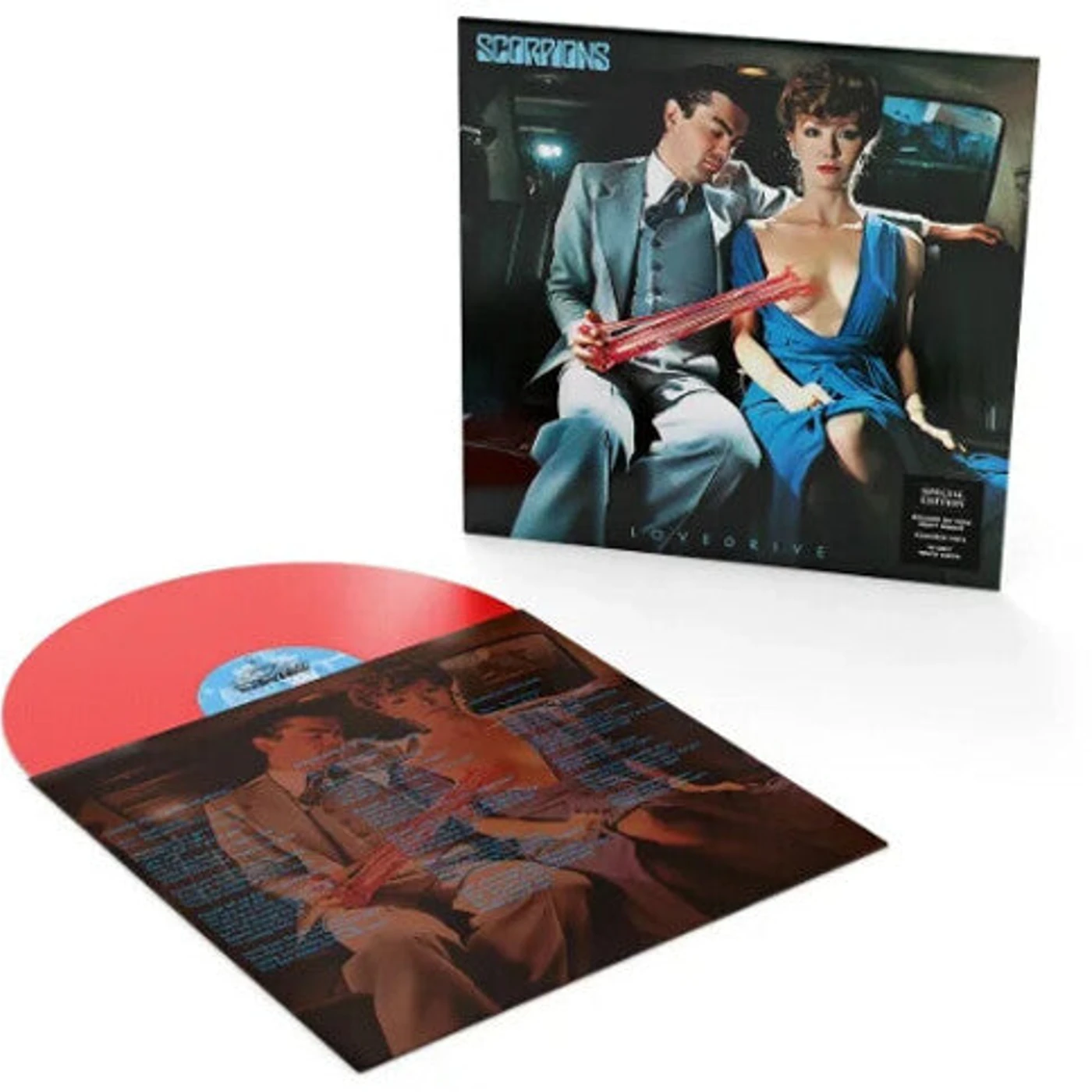 Scorpions LP Vinyl - Lovedrive (Colv) (Ogv) (Red) (Uk)