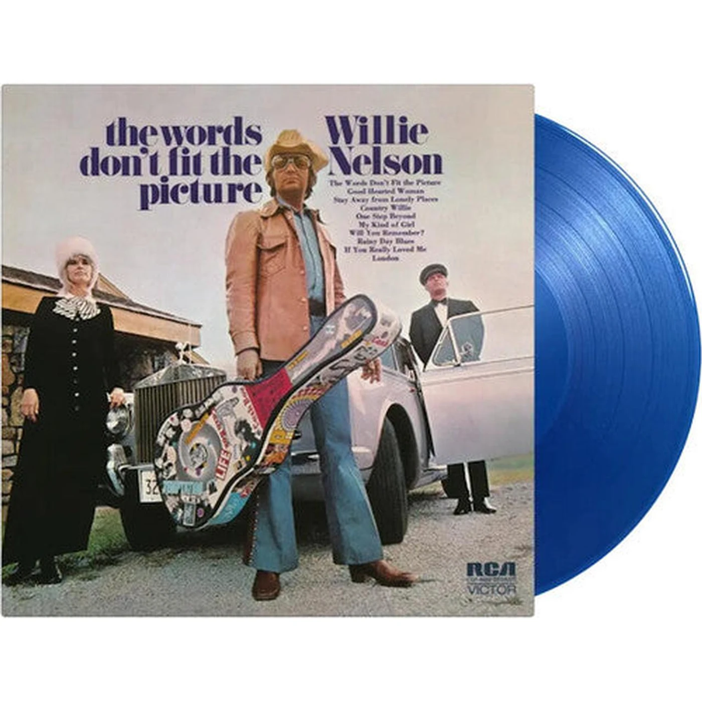 Willie Nelson LP Vinyl - Words Don'T Fit The Picture (Blue) (Colv) (Ltd)