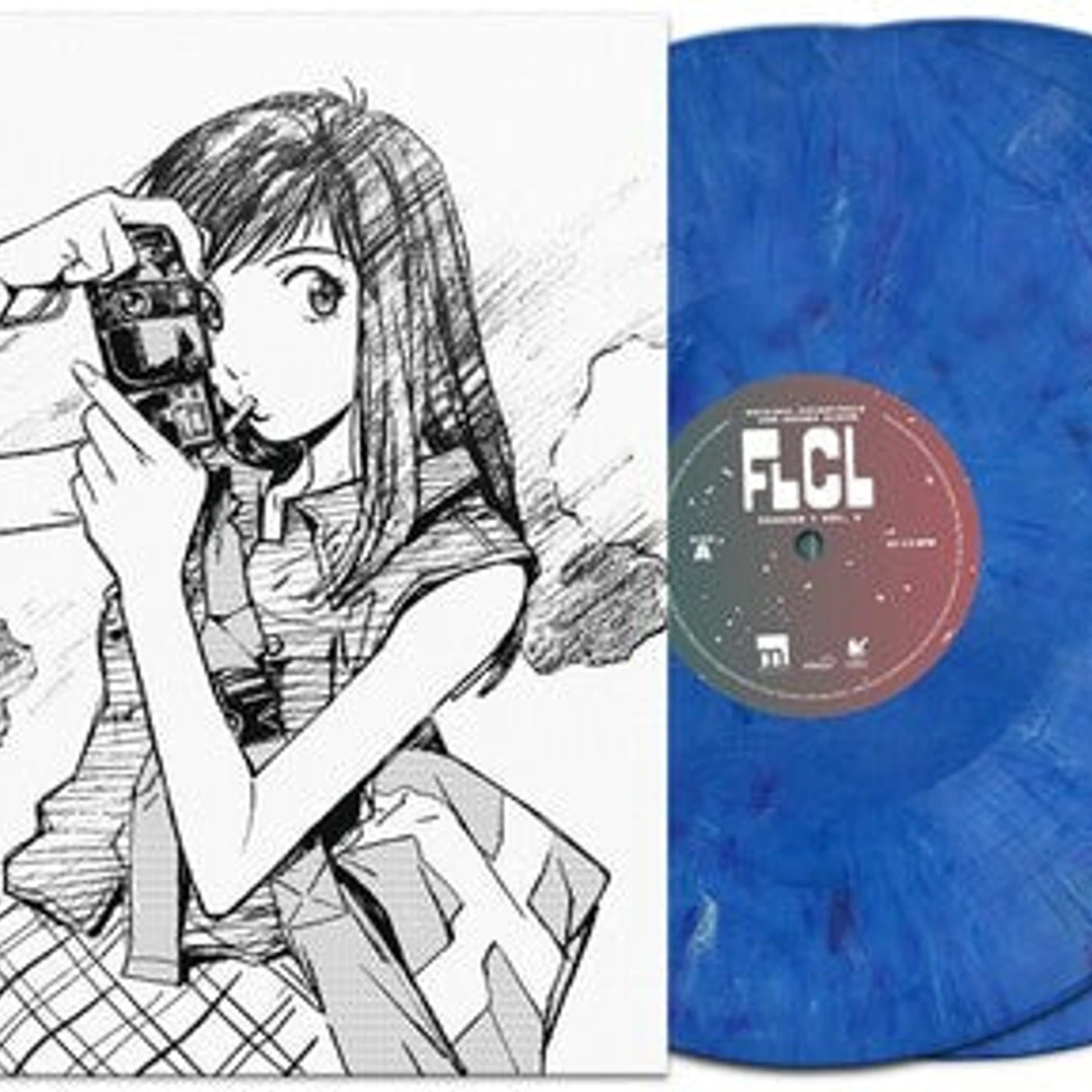 the pillows (Blue) (Colv) (Gate) (Ofv) LP Vinyl - Flcl Season 1 Vol. 2 - Original Soundtrack (Drama Album) (Blue)