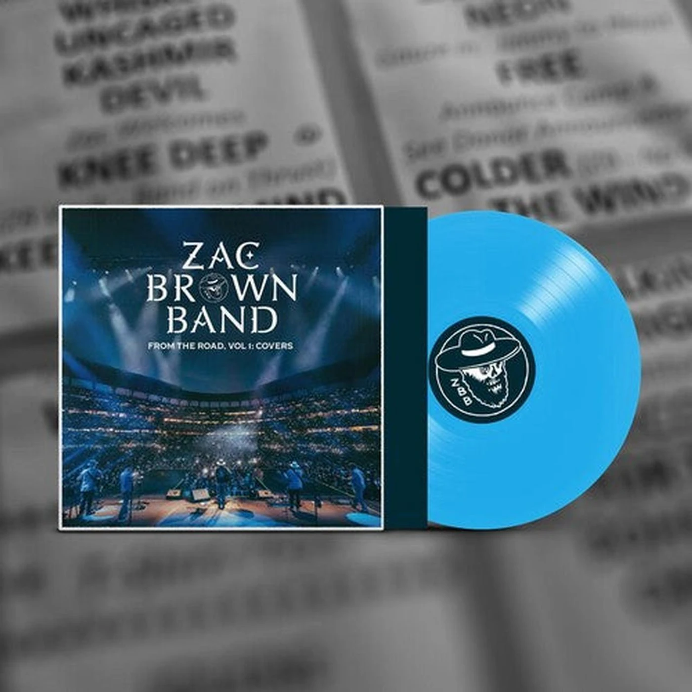 Zac Brown LP Vinyl - From The Road Vol 1: Covers (Blue) (Colv)