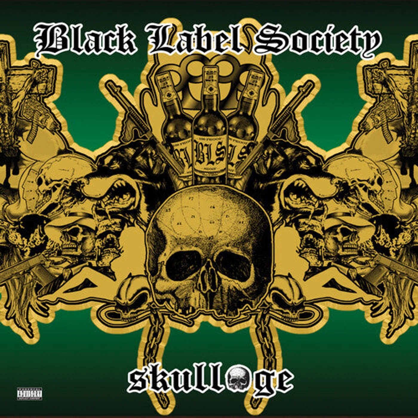 Black Label Society LP Vinyl - Skullage (Colv) (Grn) (Ogv) (Dlcd)